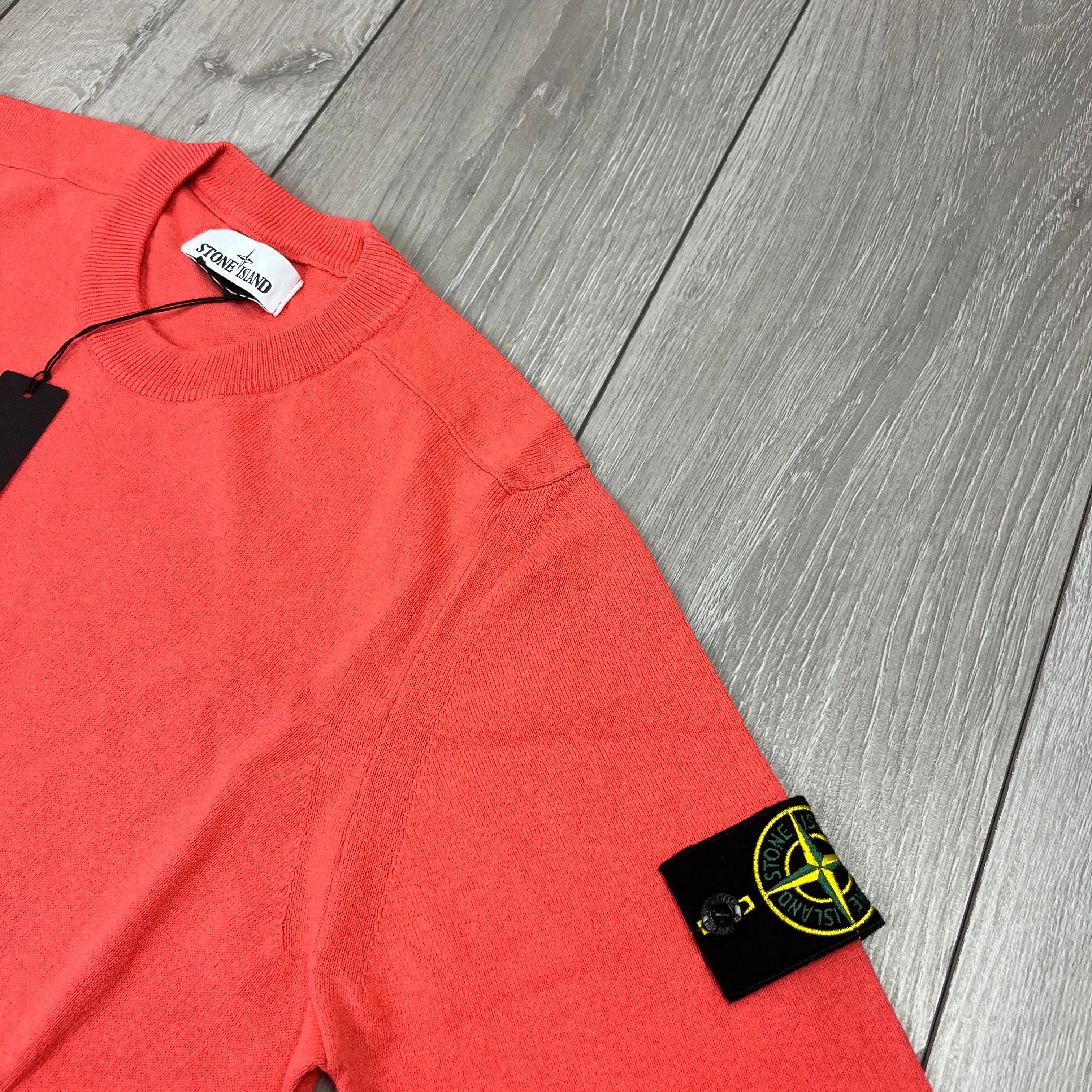 Stone Island Knit Sweatshirt - Orange