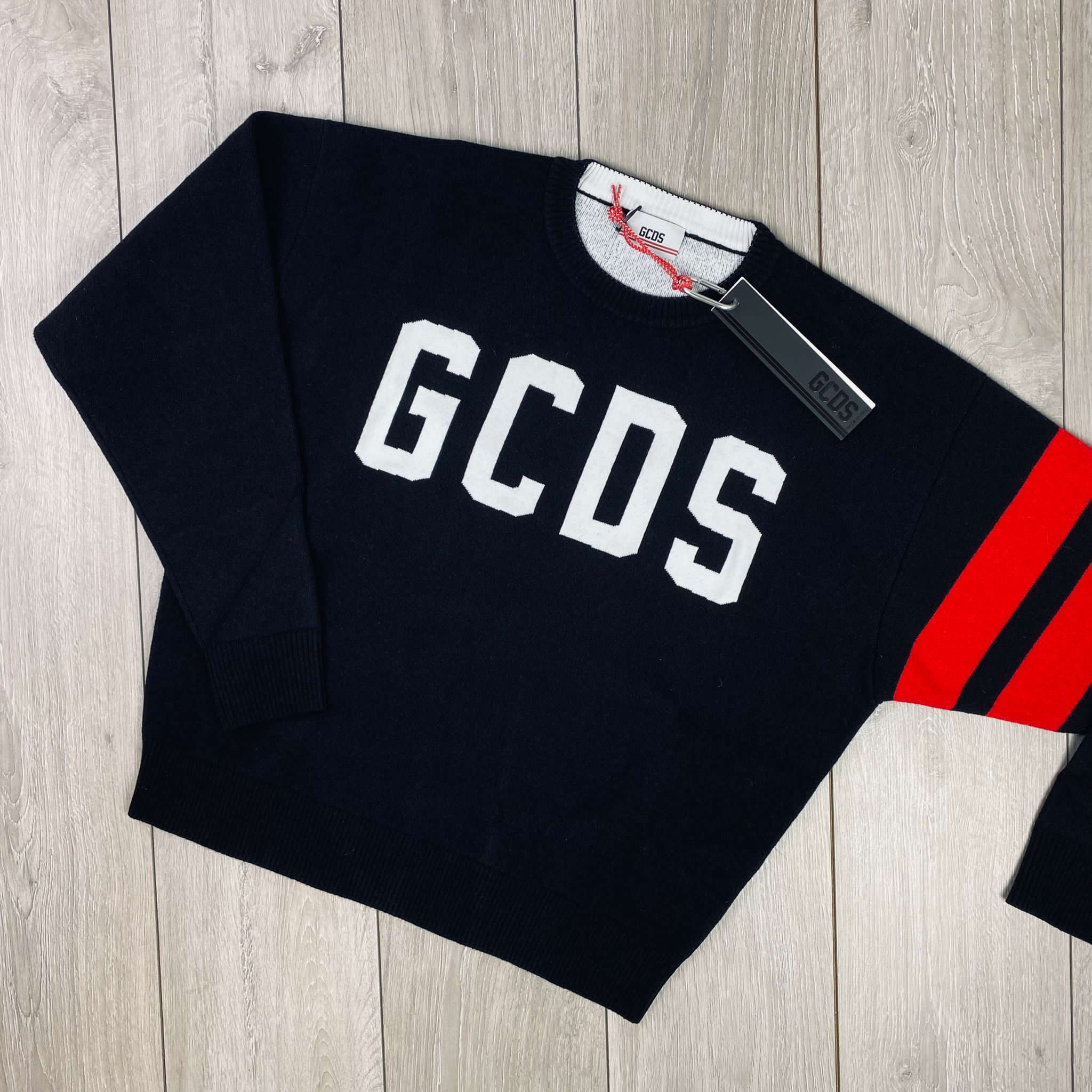 GCDS Knit Sweatshirt - Black