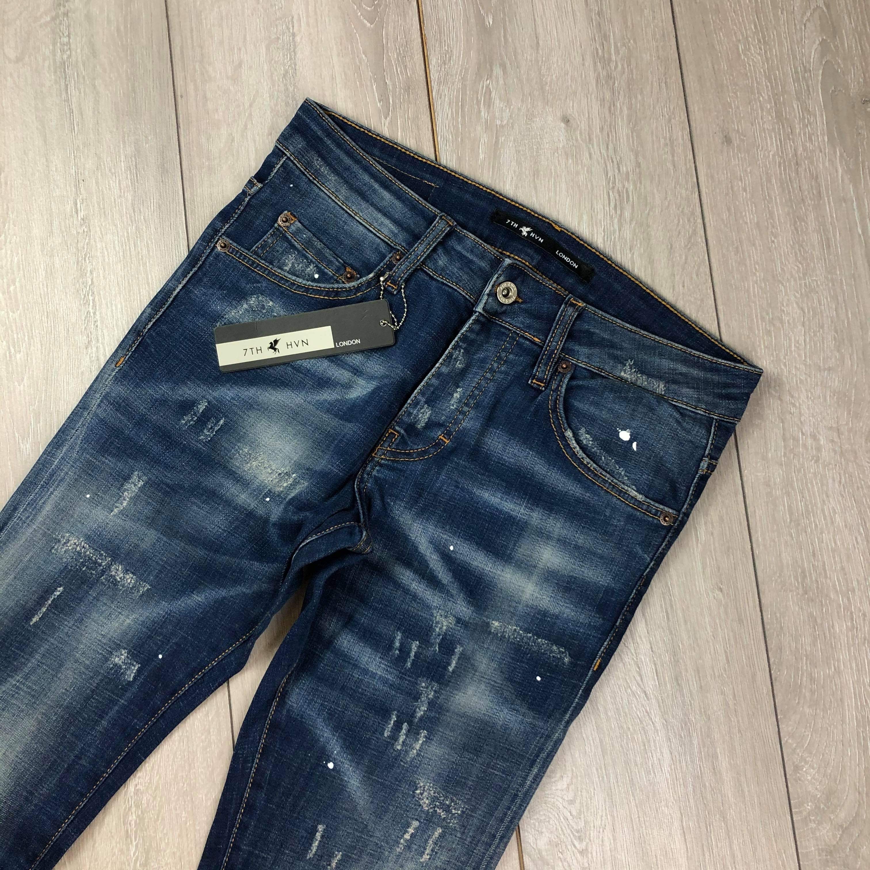 7TH HVN Slim Jeans - Blue