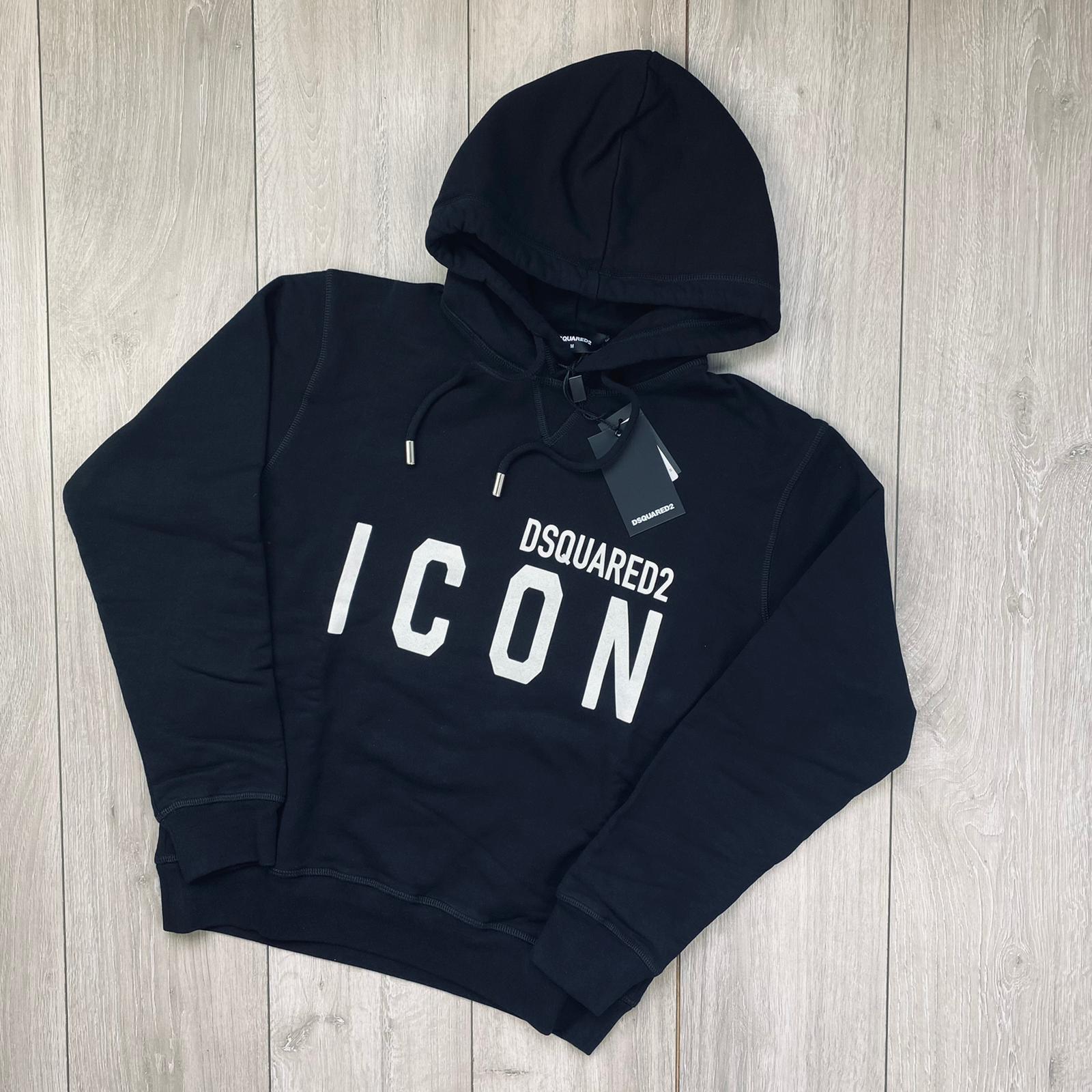 DSQUARED2 ICON Hoodie - Black