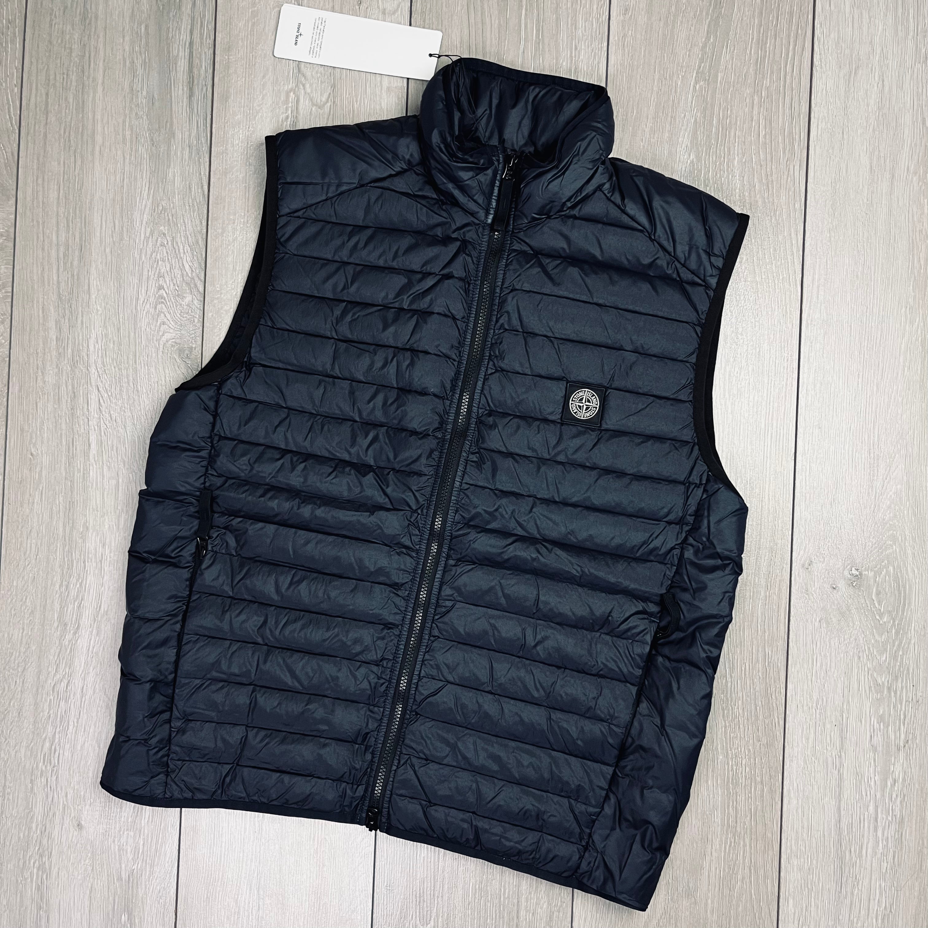 Stone Island Padded Gilet - Navy