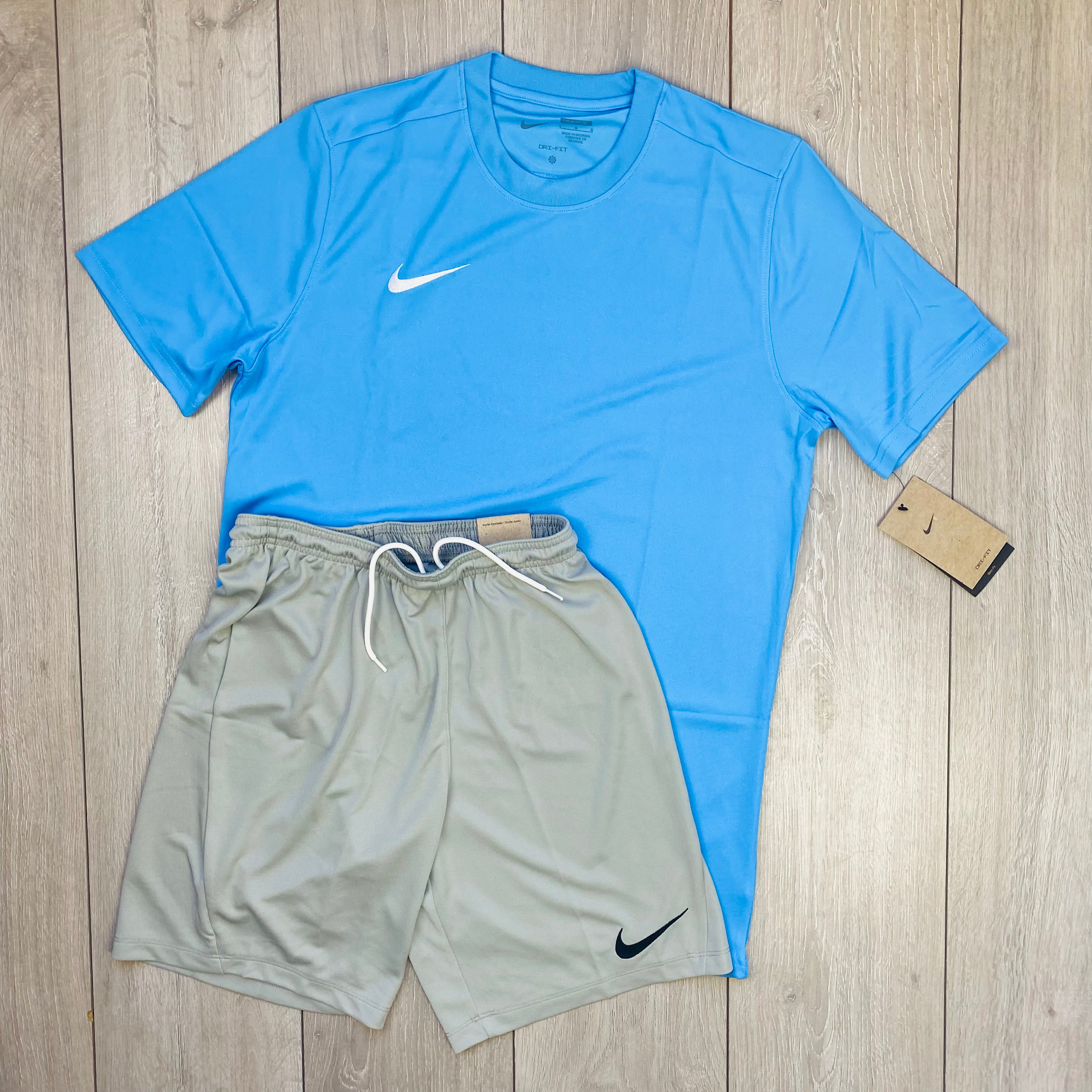 Nike Dri-Fit Set - Blue/Grey