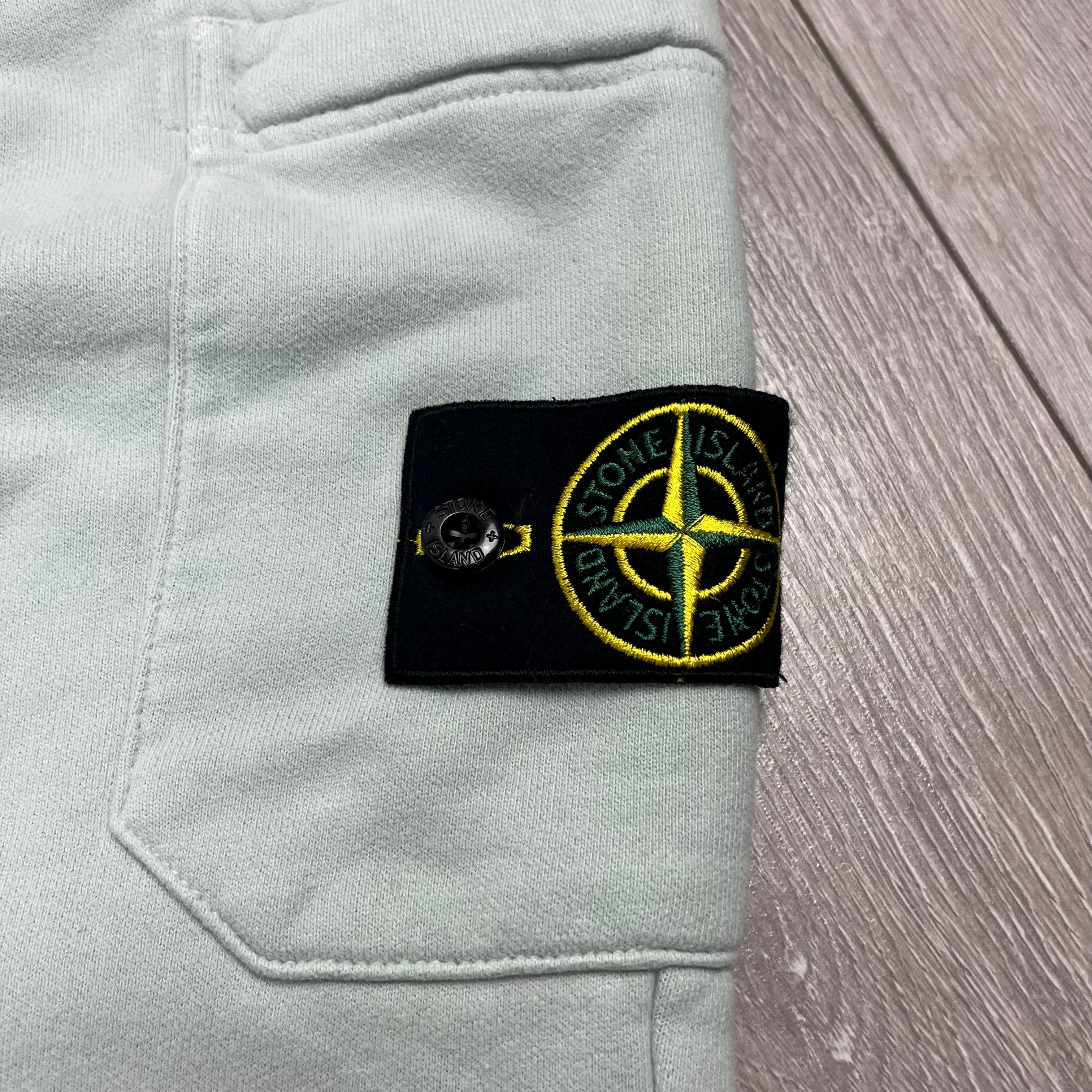 Stone Island Dyed Sweatpants - Pearl Grey