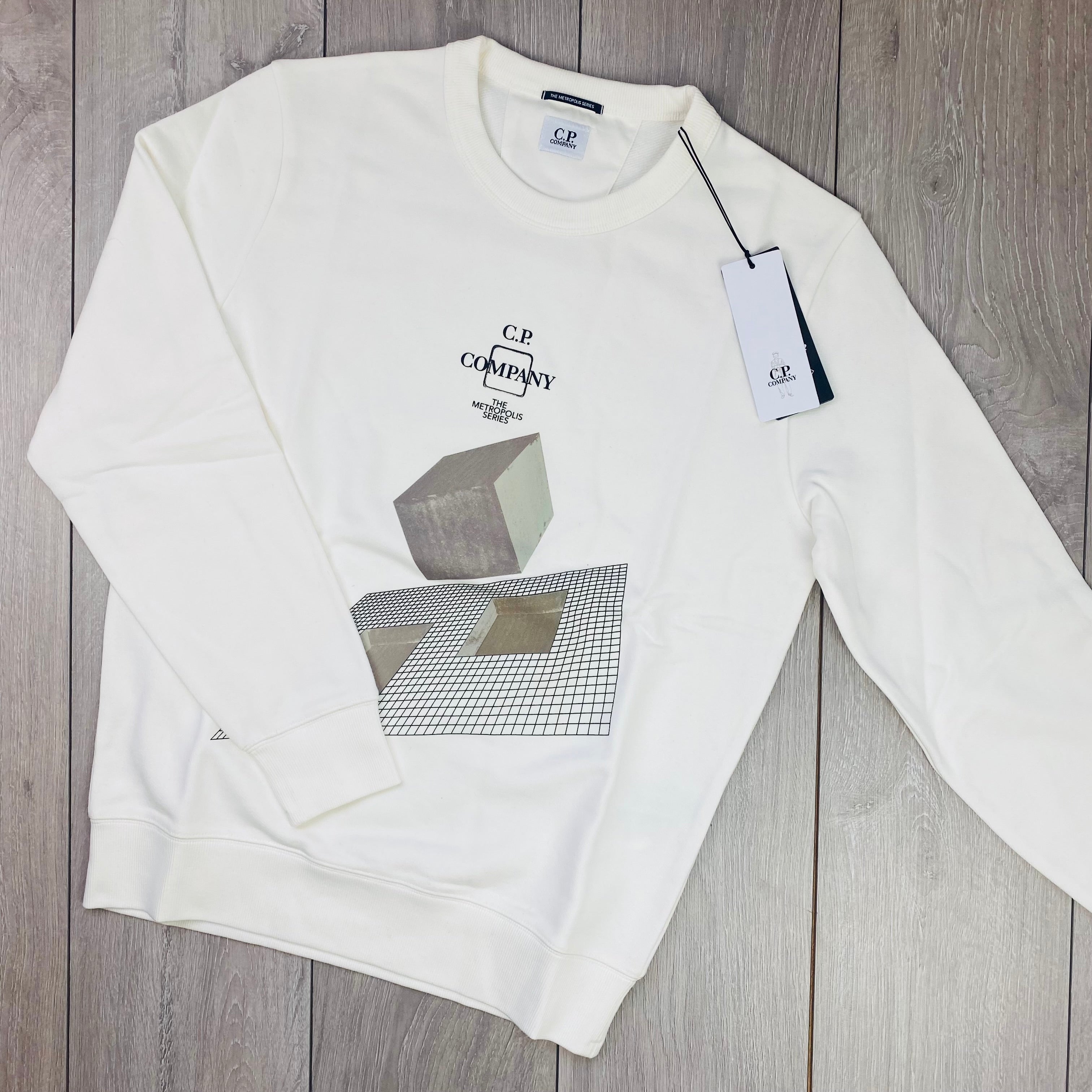 CP Company Metropolis Sweatshirt - White