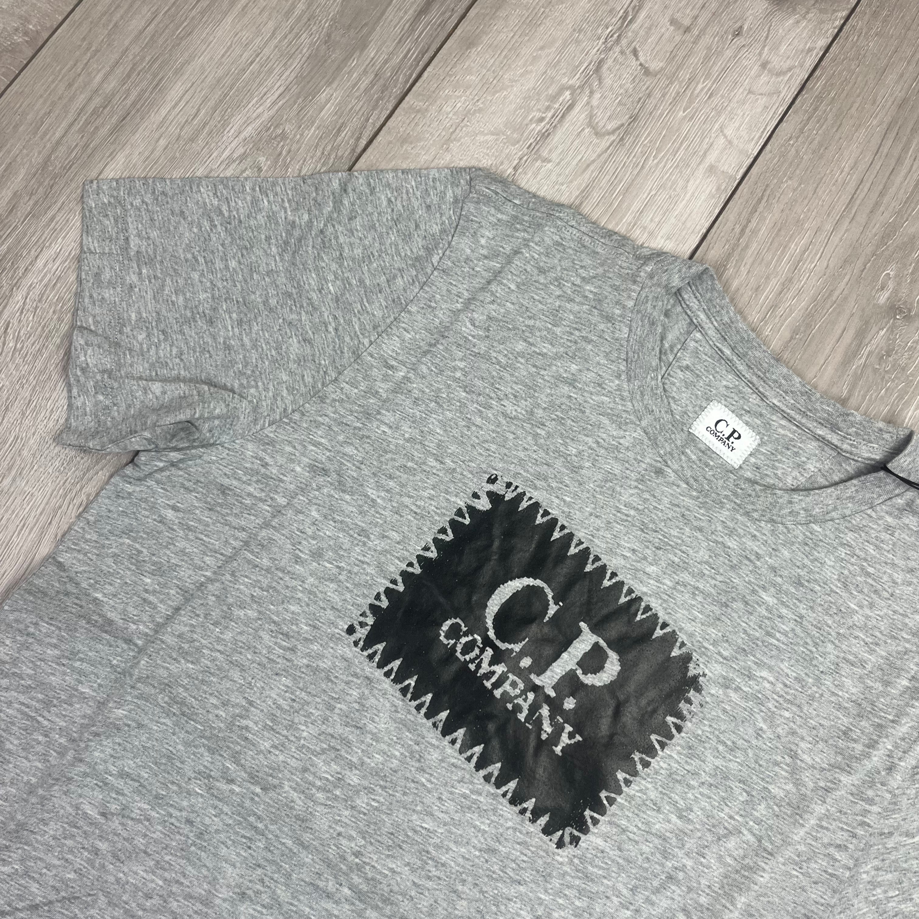 CP Company Stamp T-Shirt - Grey