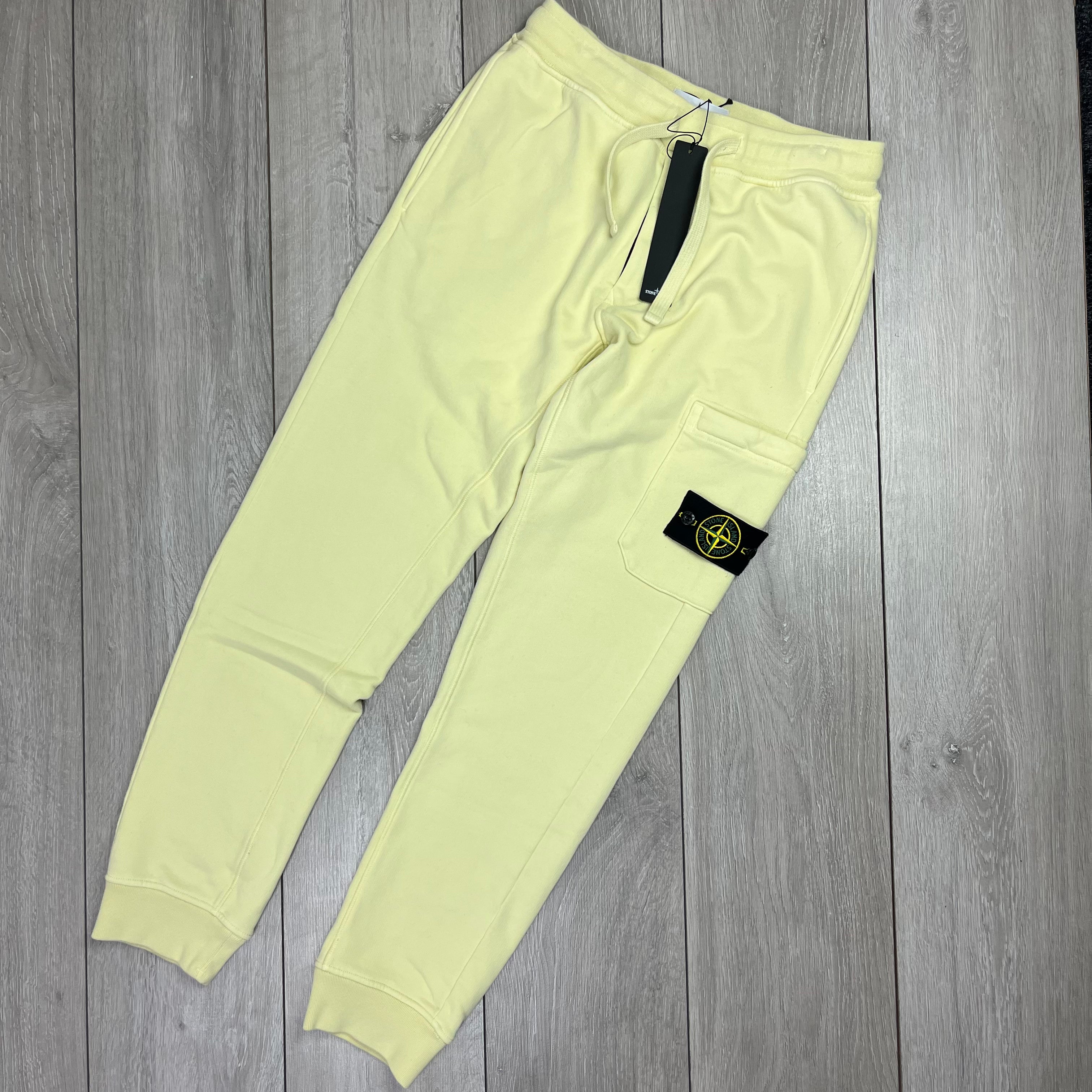 Stone Island Dyed Sweatpants - Yellow