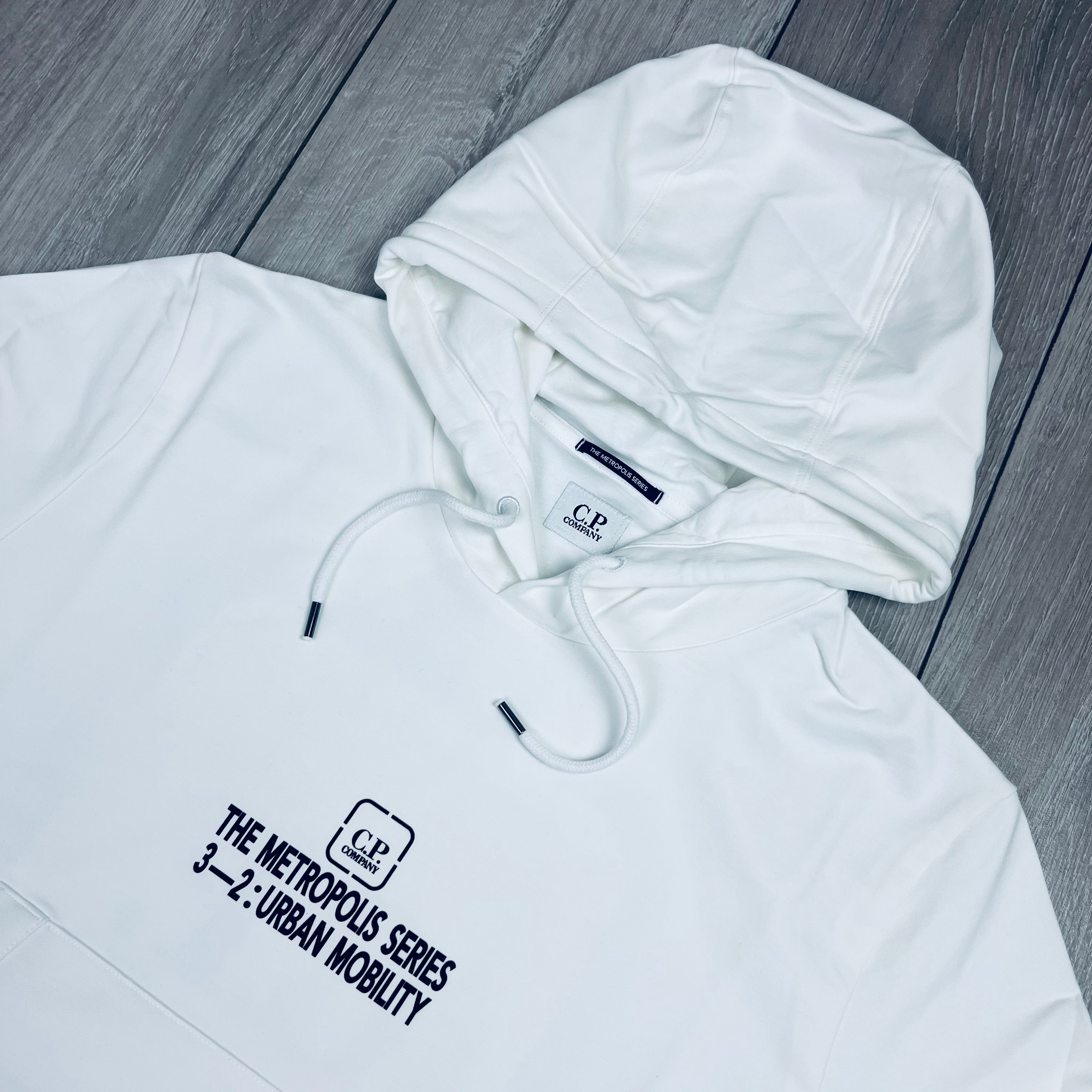 CP Company Metropolis Hoodie - White