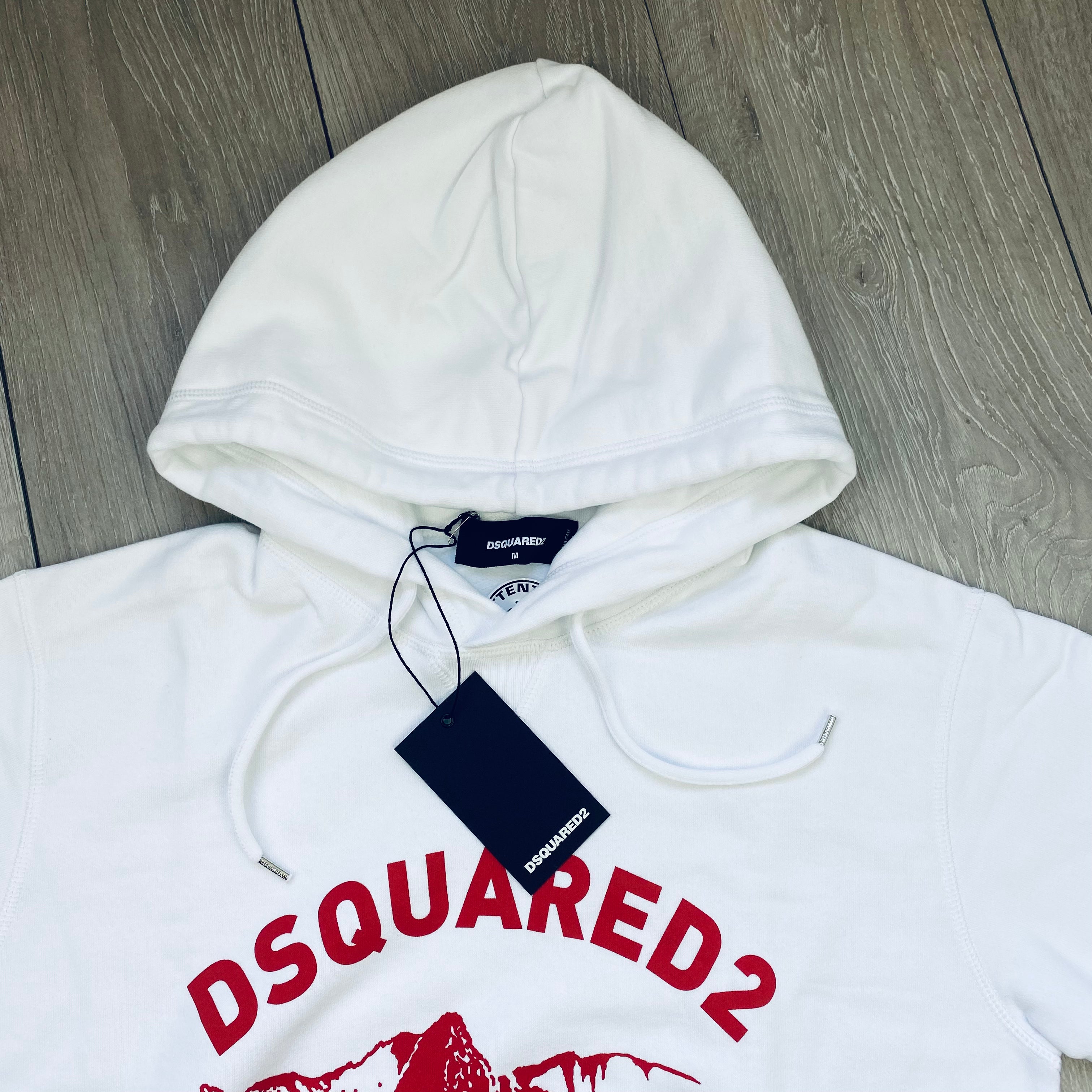 DSQUARED2 Cuzco Hoodie - White