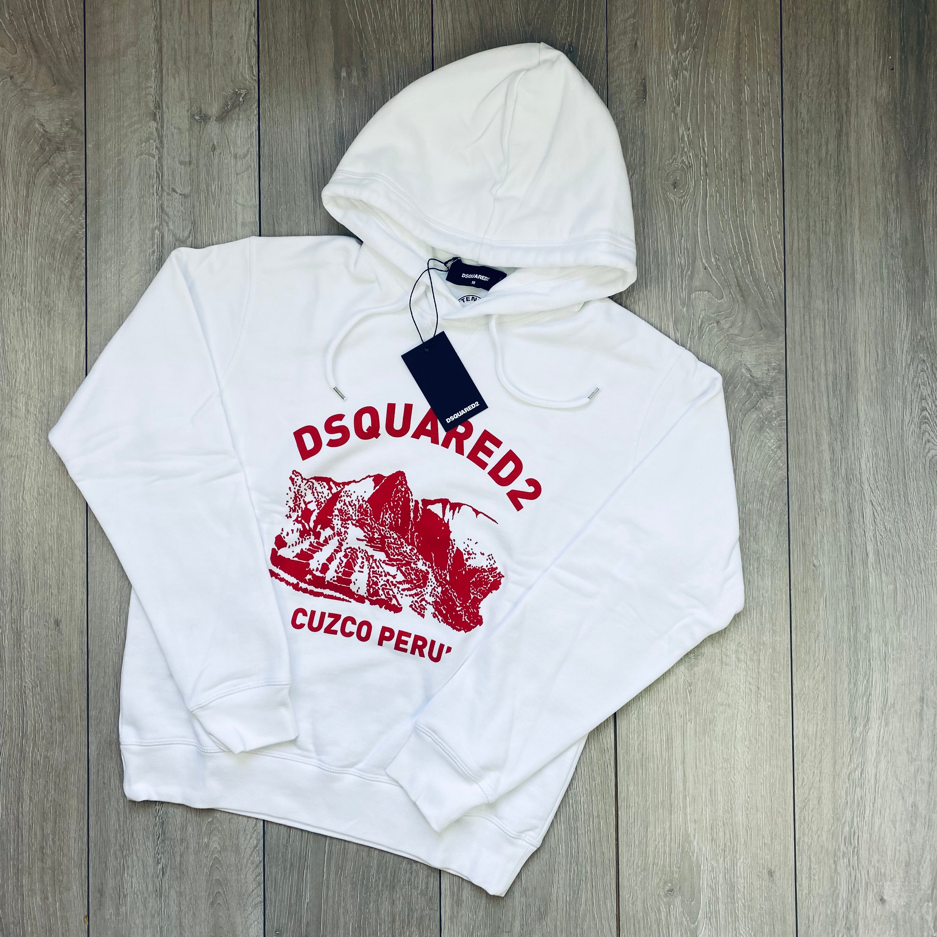 DSQUARED2 Cuzco Hoodie - White