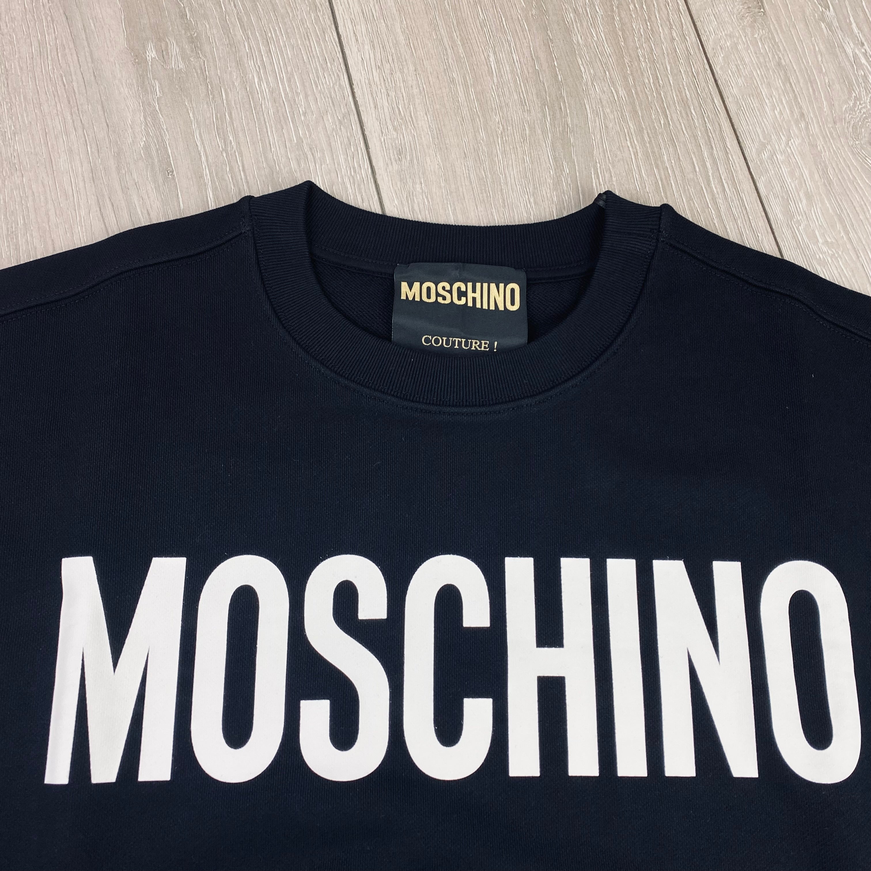 Moschino Printed Sweatshirt - Black