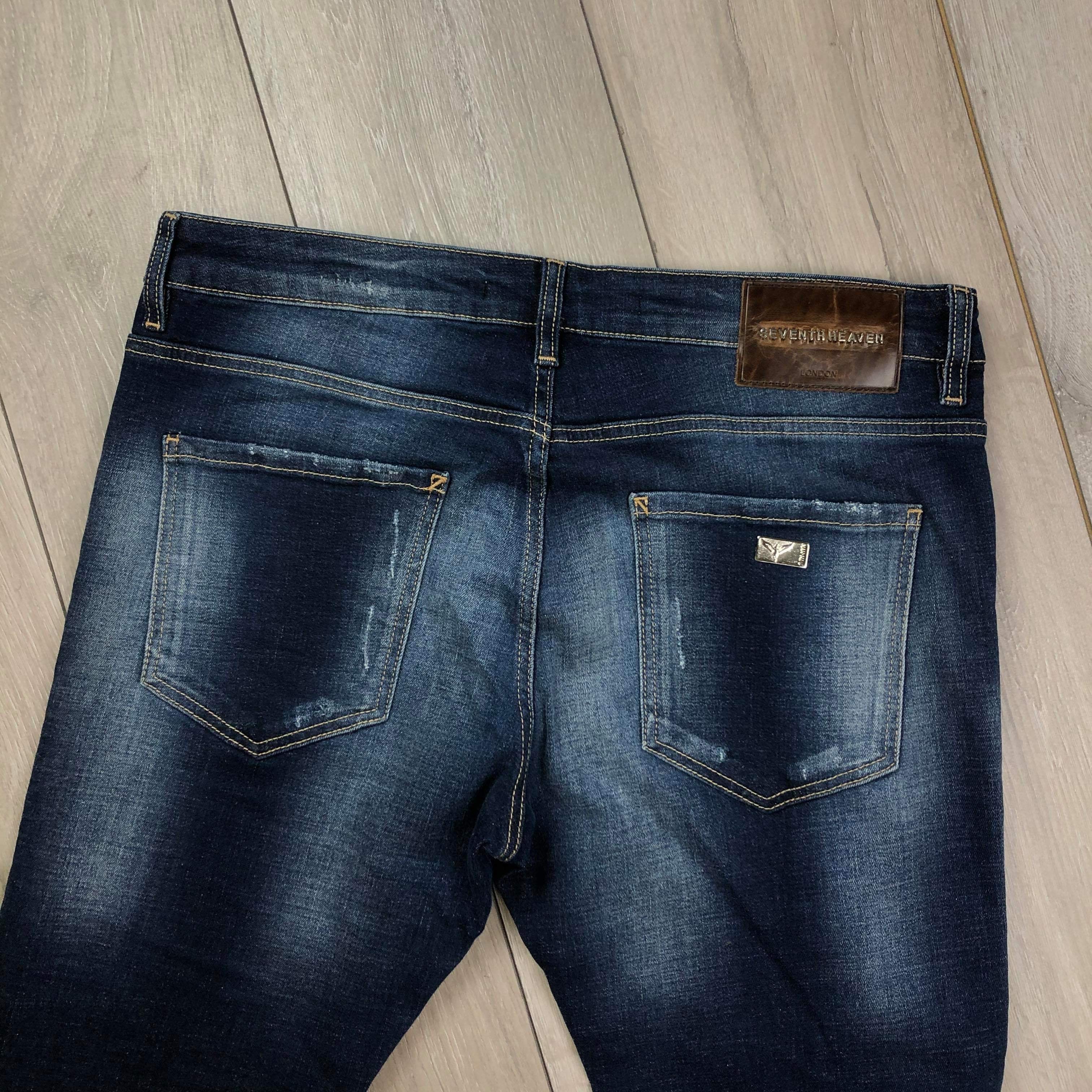 7TH HVN Slim Jeans - Blue