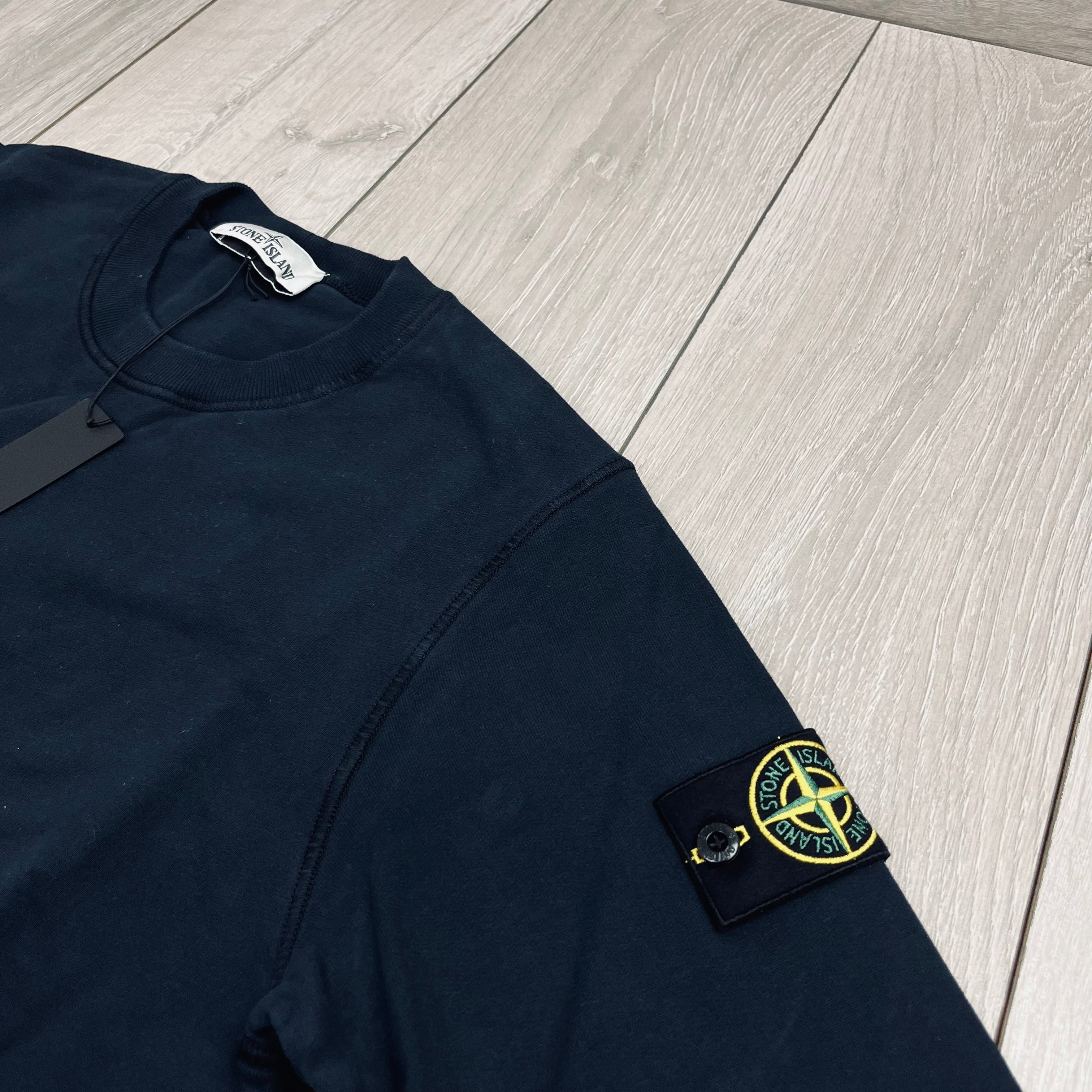 Stone Island Dyed Sweatshirt - Navy