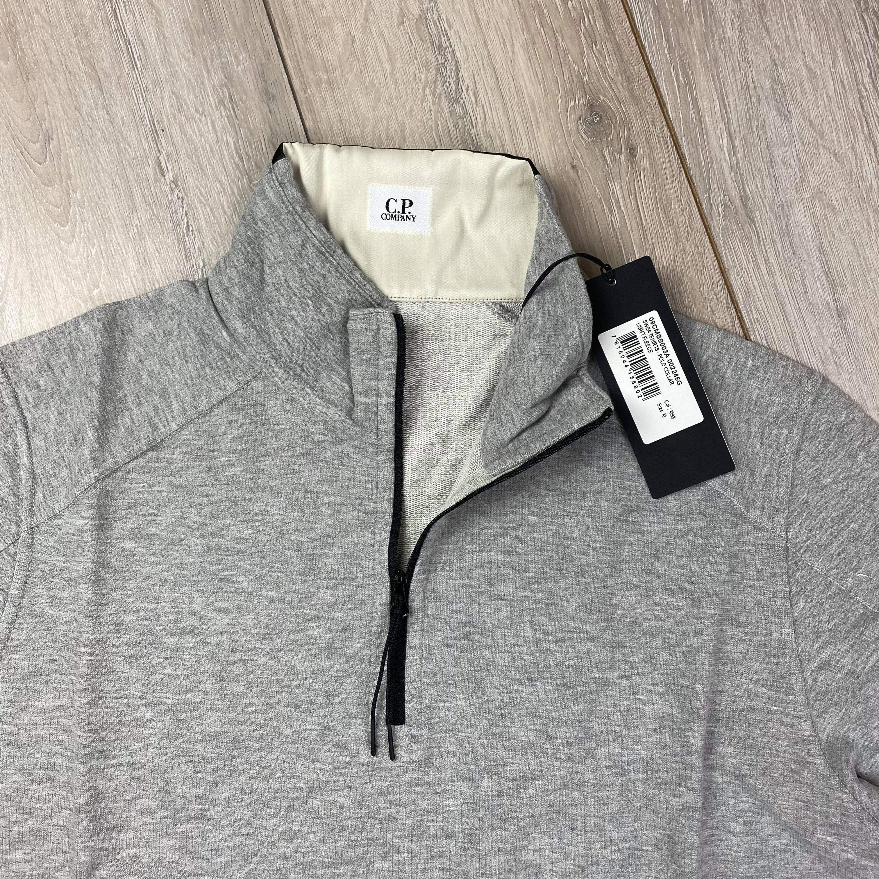 CP Company Zip Fleece - Grey