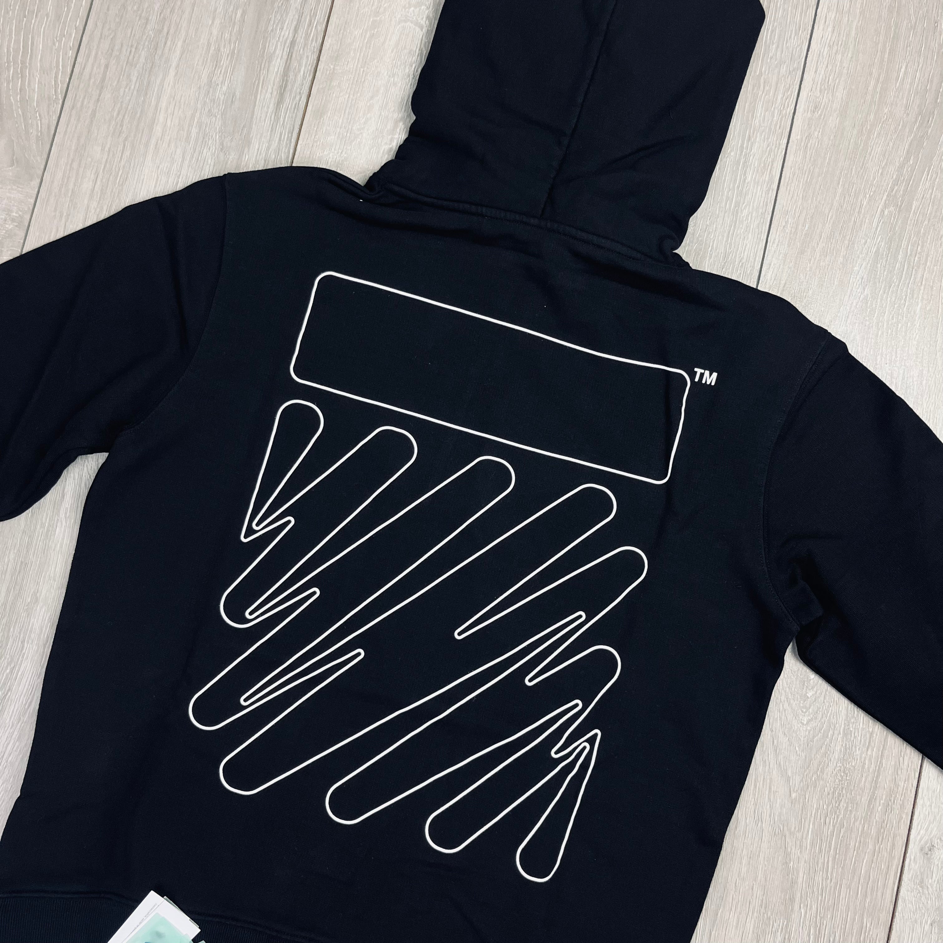 Off-White Graphic Hoodie - Black