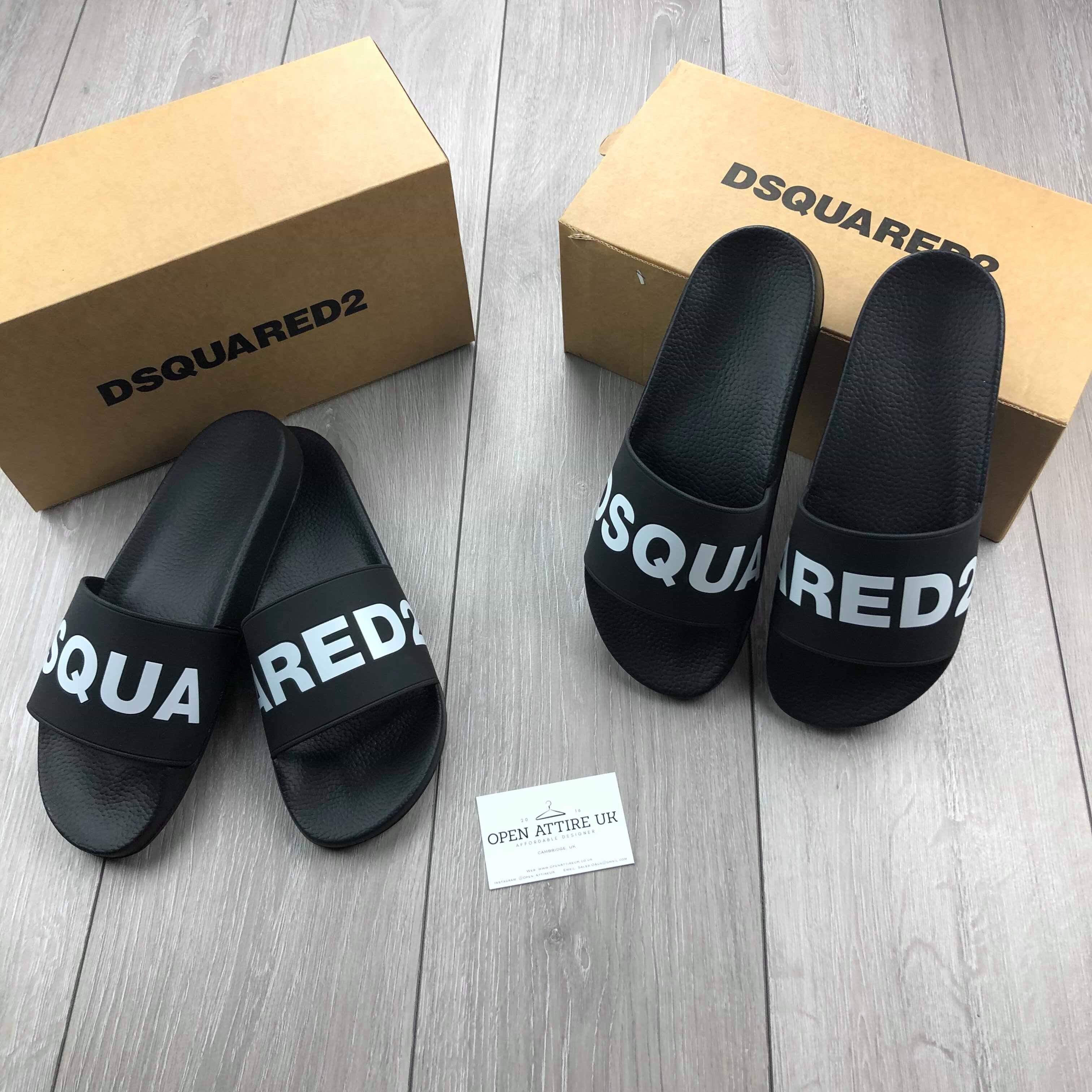 DSQUARED2 Slides - Black