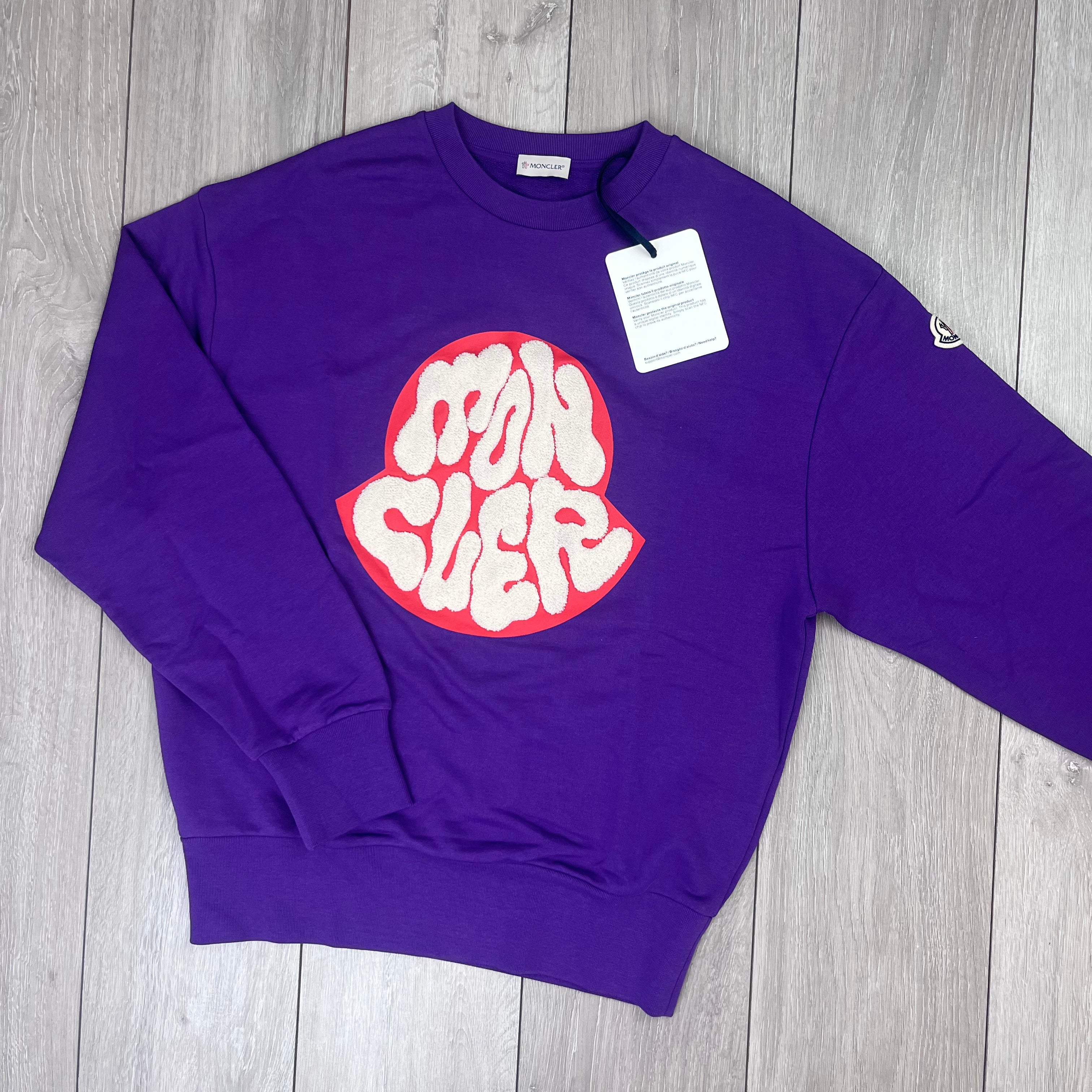 Moncler Graphic Sweatshirt - Purple