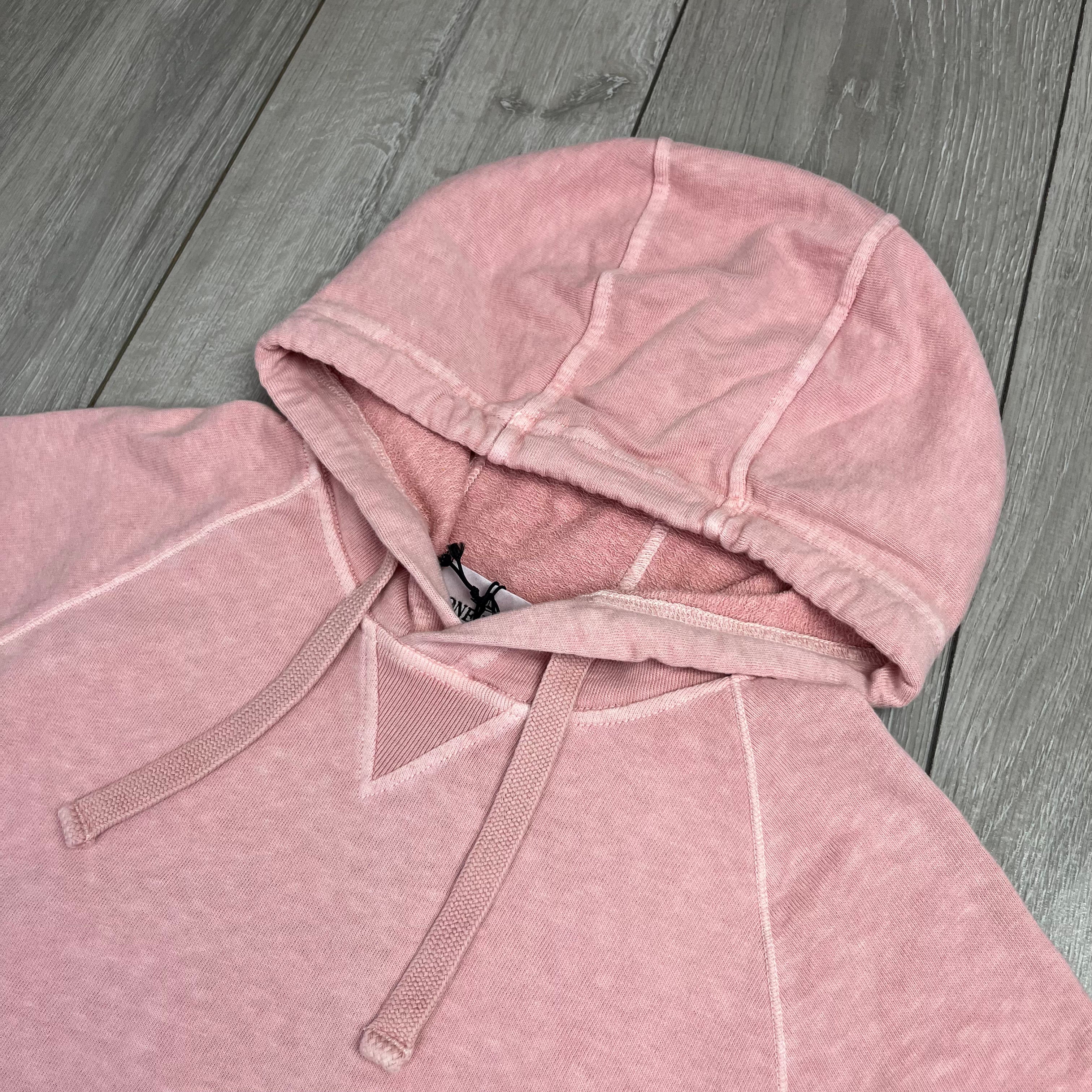 Stone Island Dyed Hoodie - Pink