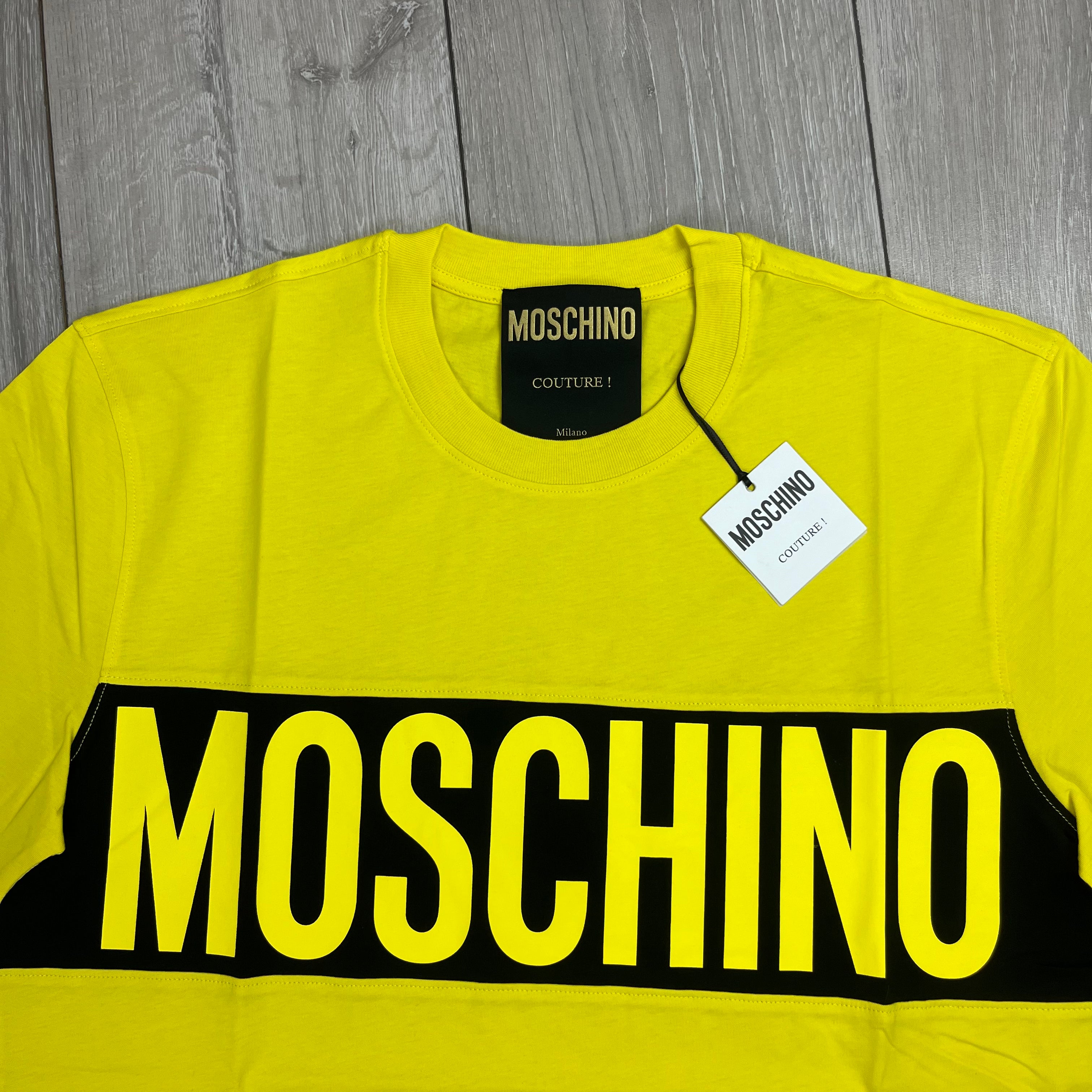 Moschino Printed T-Shirt - Yellow