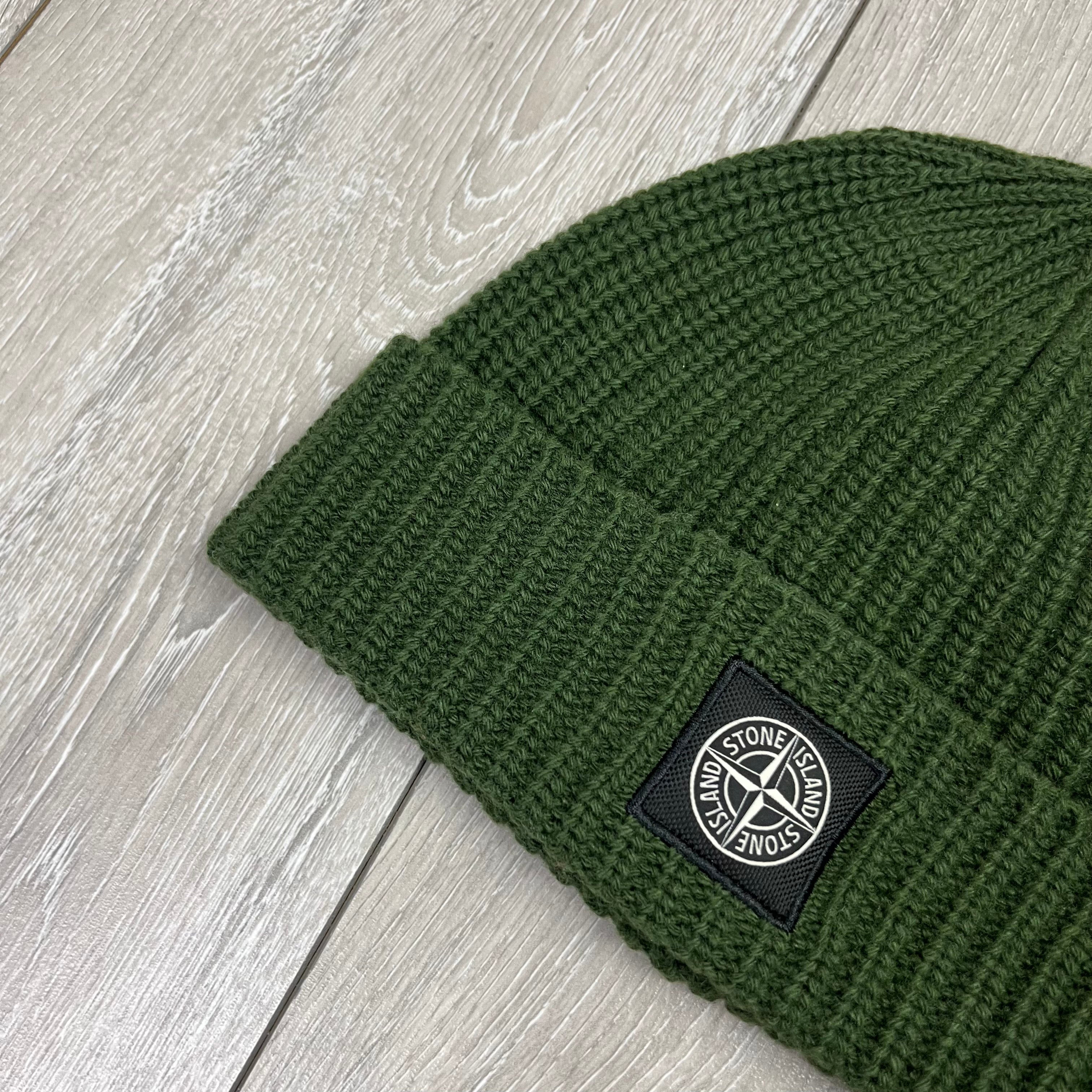 Stone Island Beanie - Olive