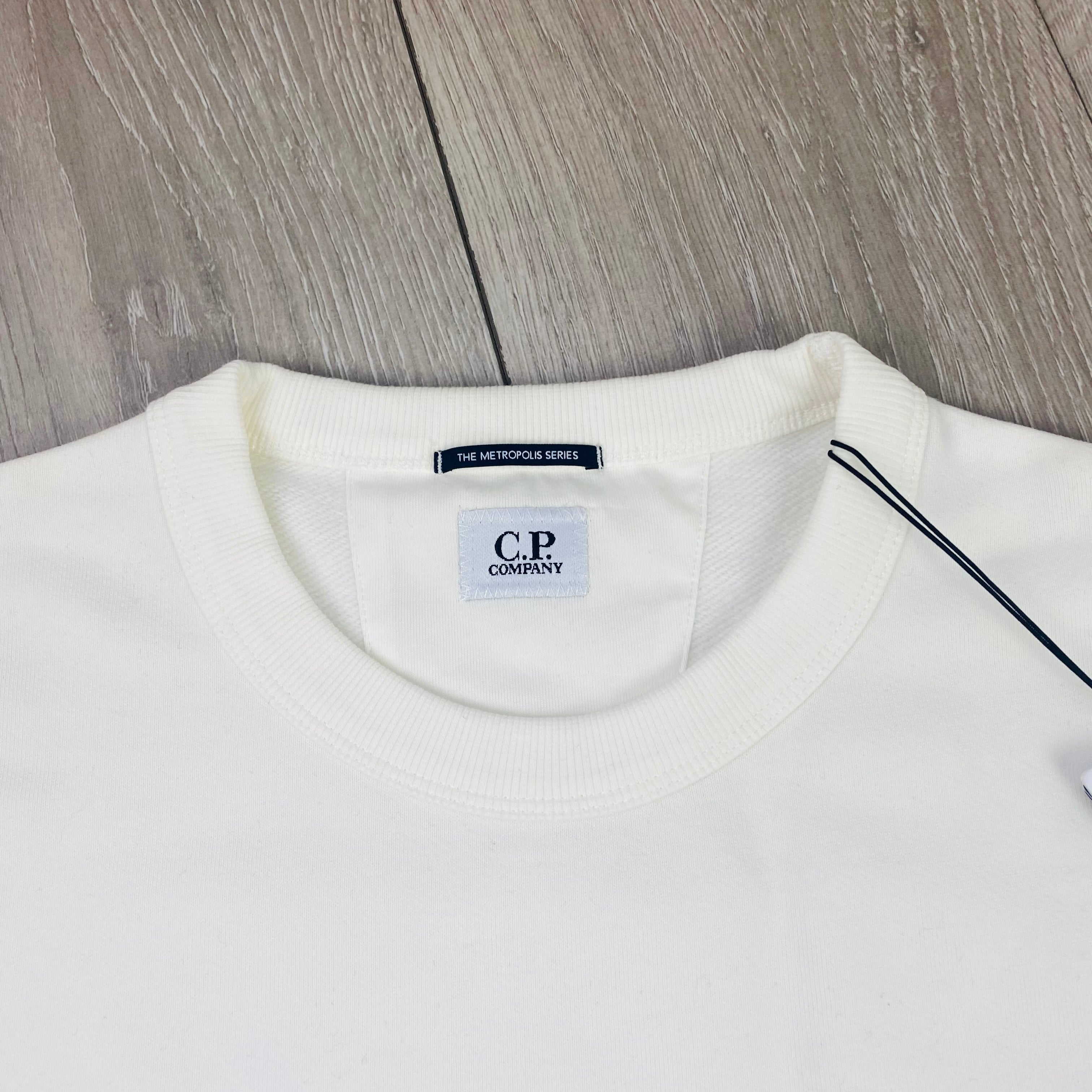 CP Company Metropolis Sweatshirt - White