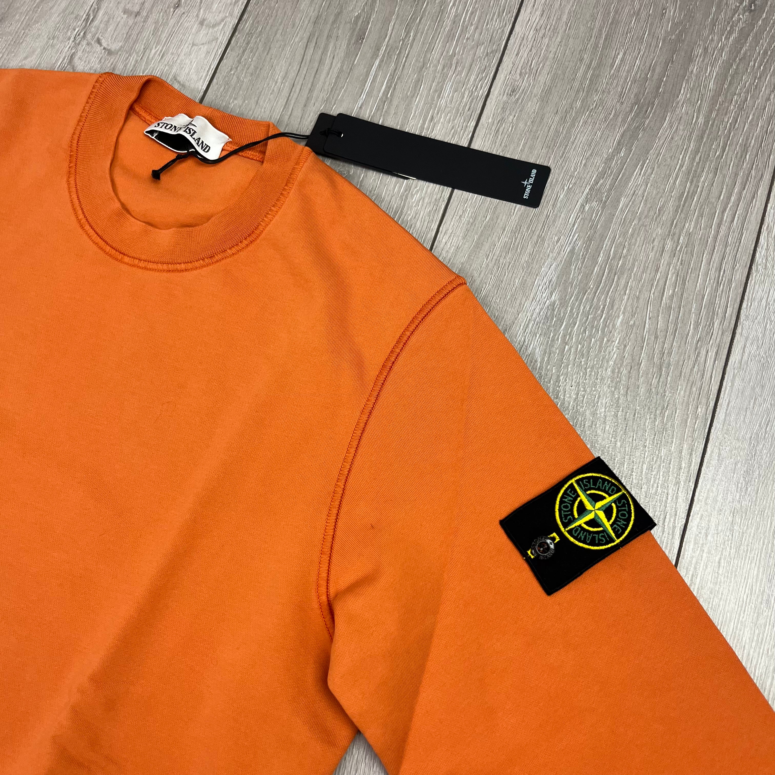 Stone Island Dyed Sweatshirt - Sienna