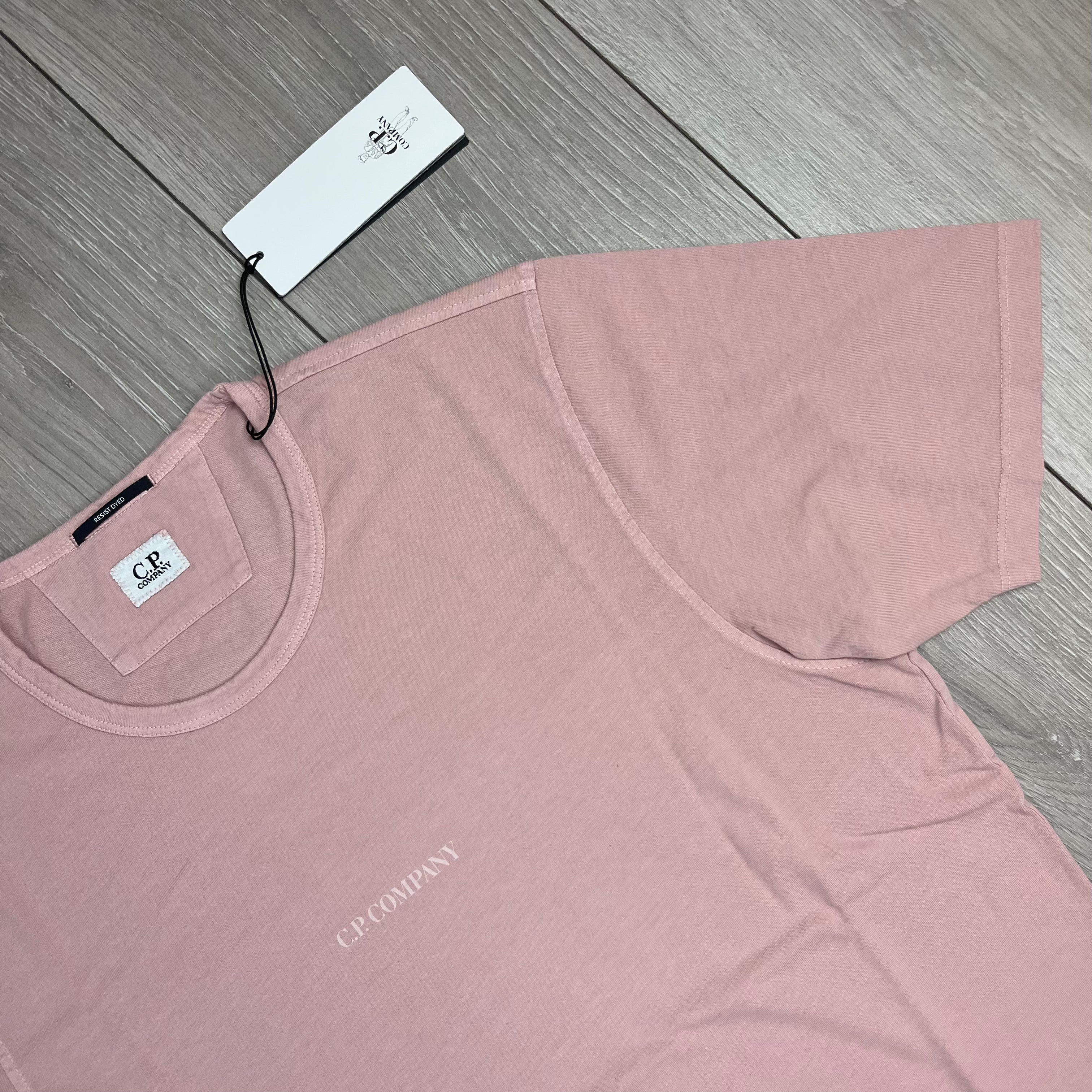 CP Company Printed T-Shirt - Mauve