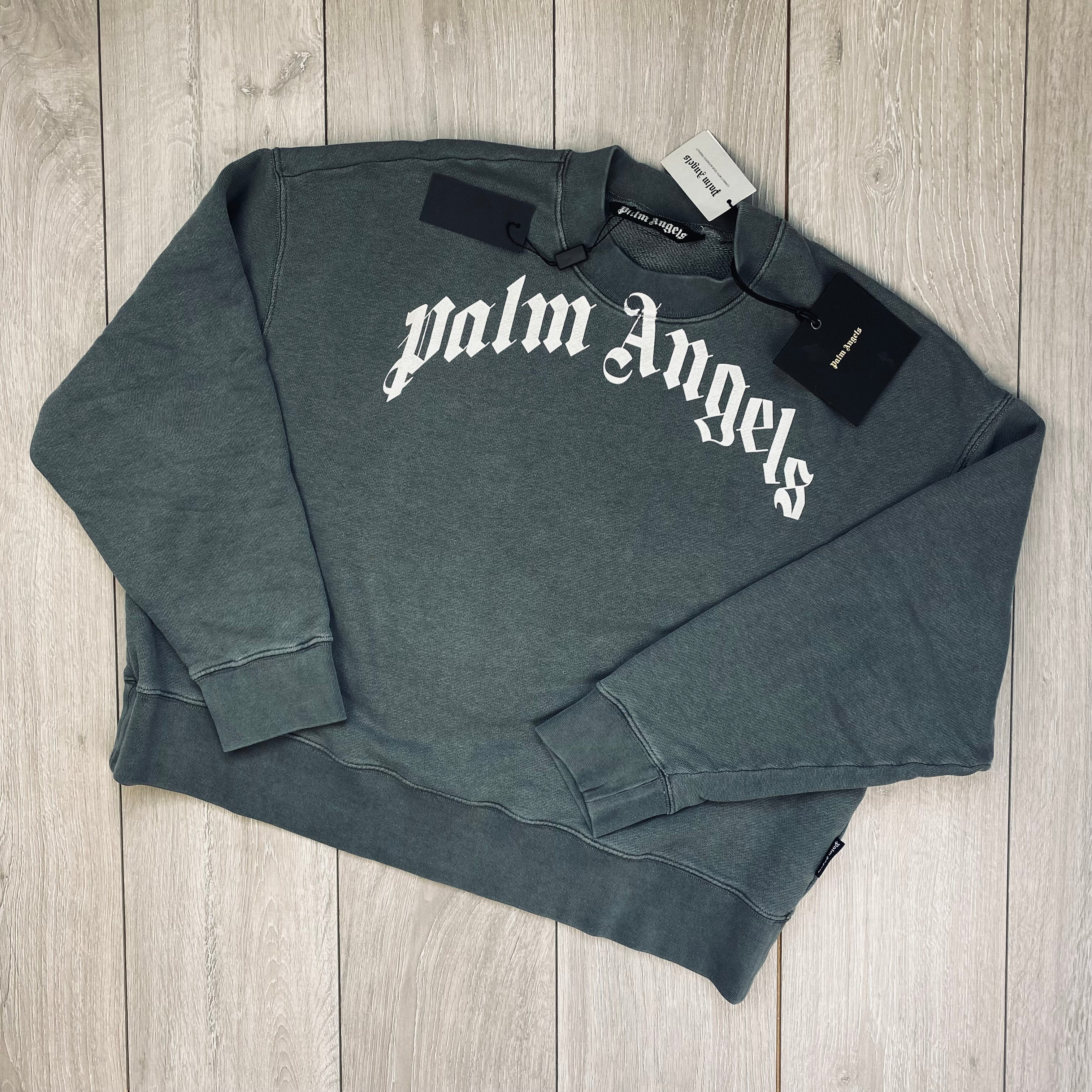 Palm Angels Oversized Sweatshirt - Black