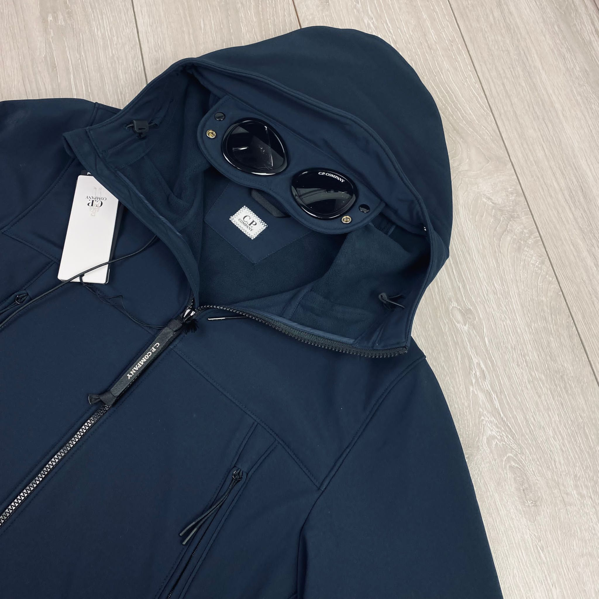 CP Company Shell Goggle Jacket - Navy