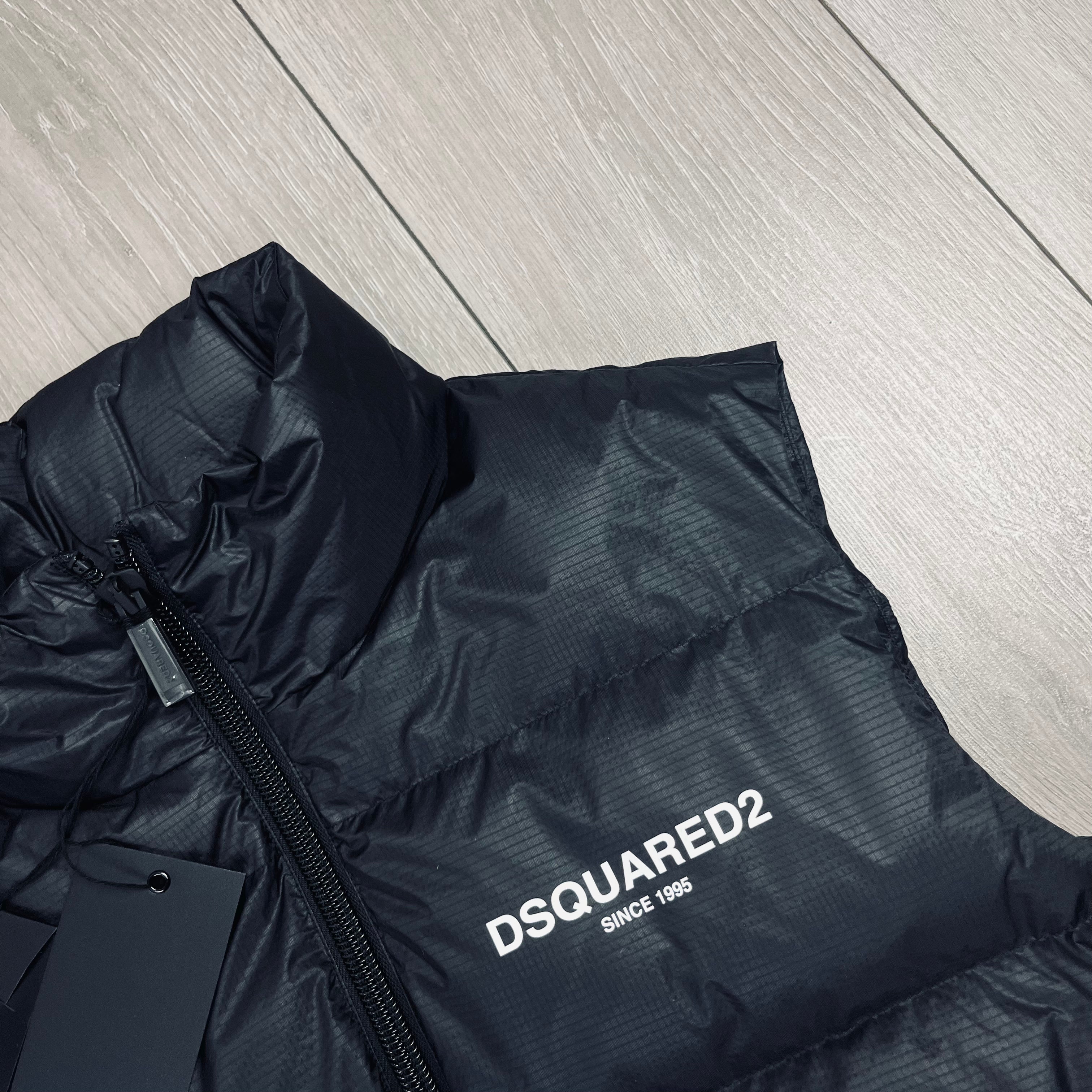 DSQUARED2 Puffer Gilet - Black