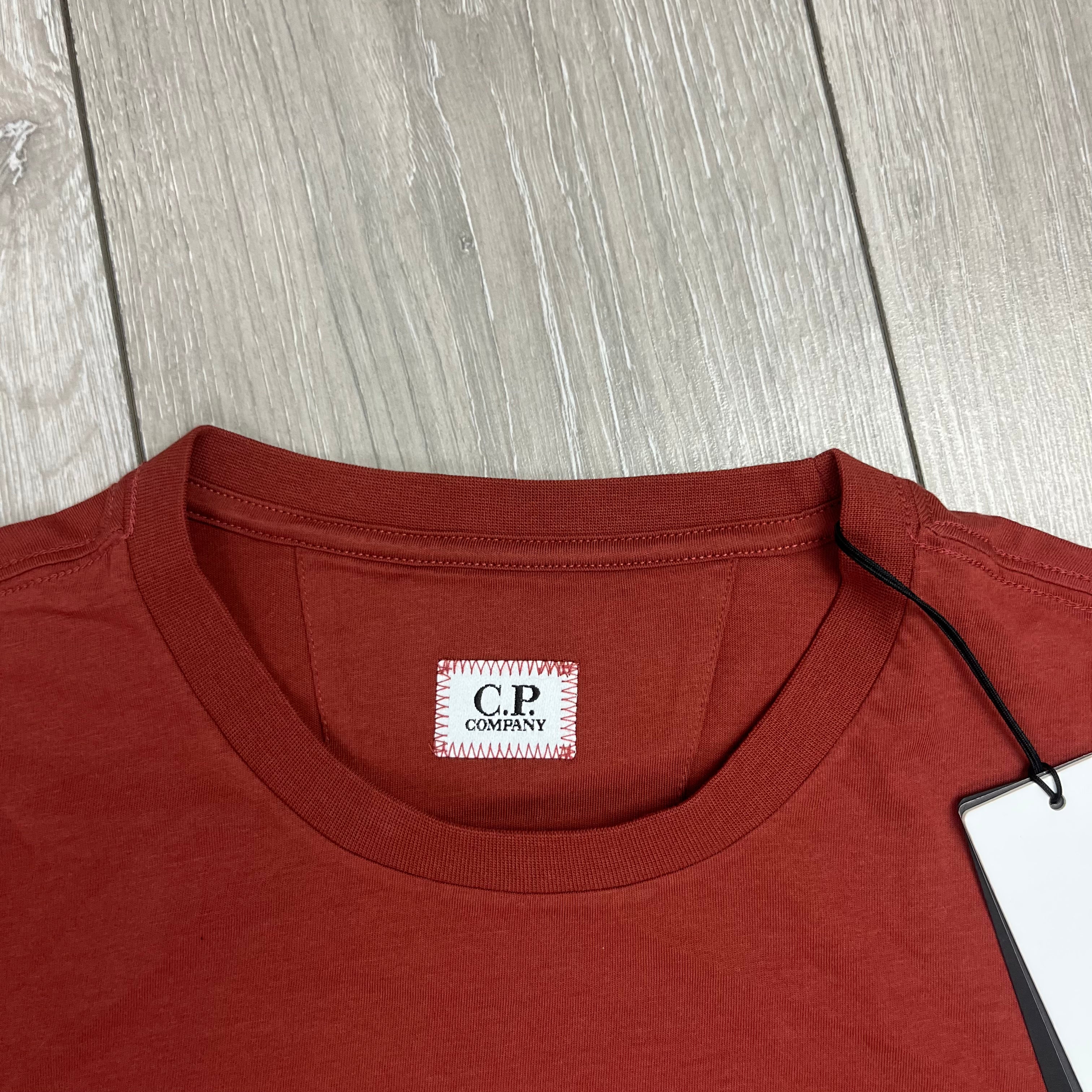 CP Company Stamp T-Shirt - Henna