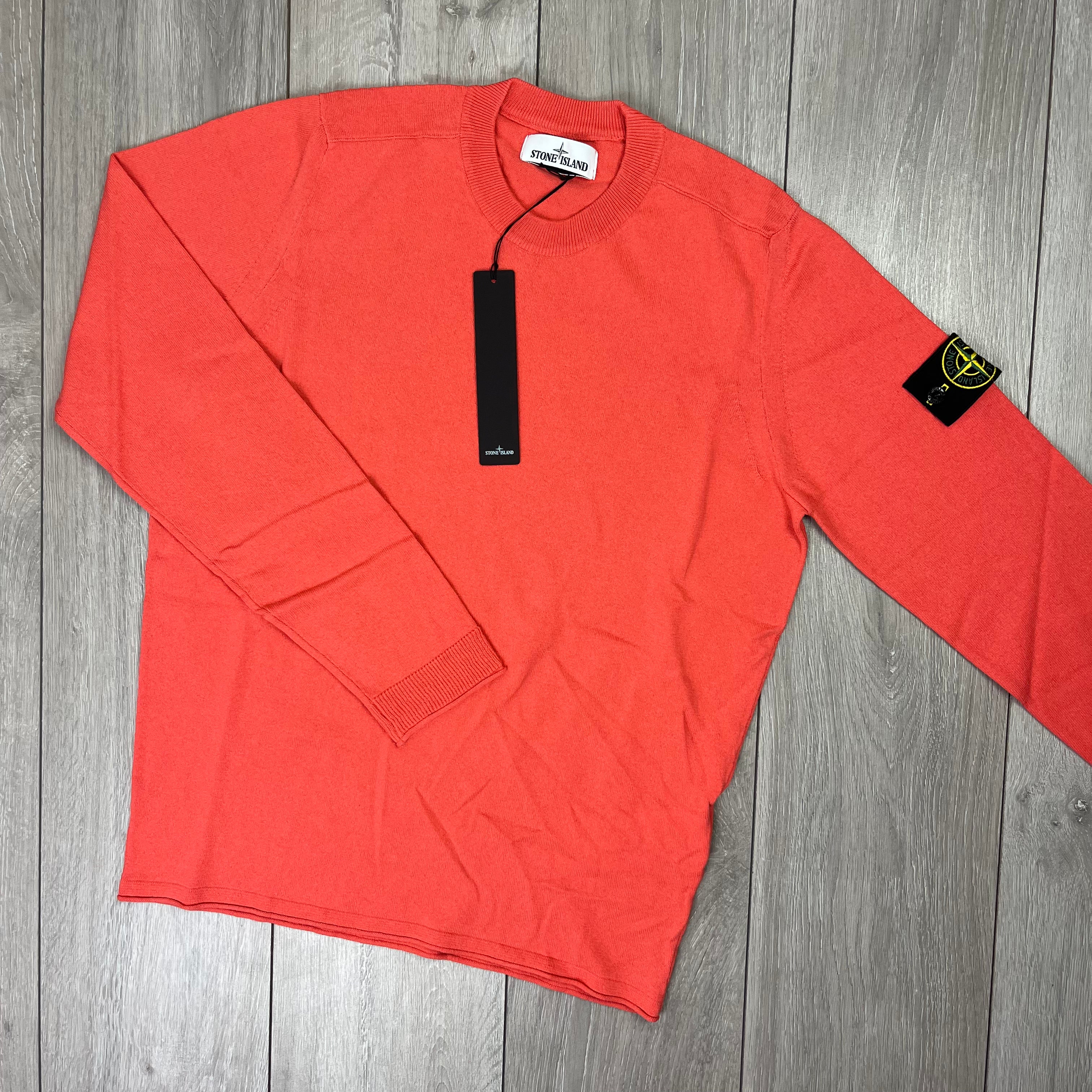 Stone Island Knit Sweatshirt - Orange