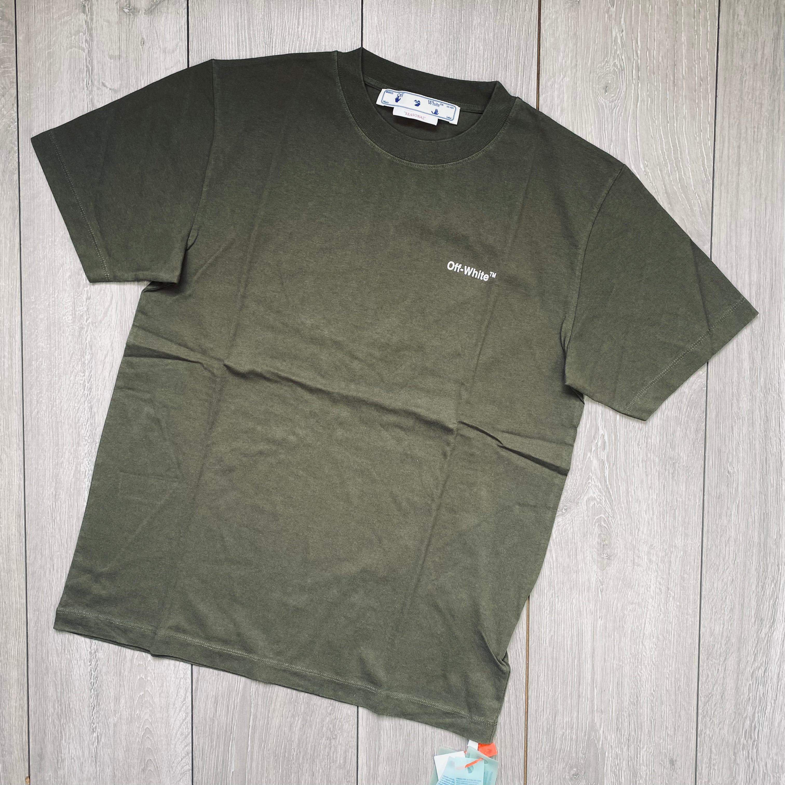 Off-White Brick Arrows T-Shirt - Khaki