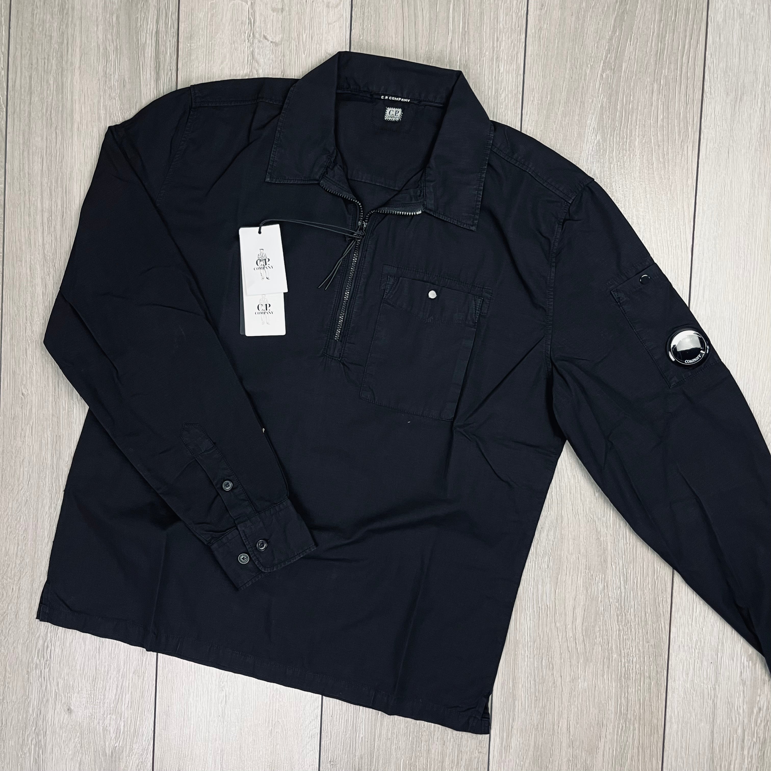 CP Company Zip Smock - Black