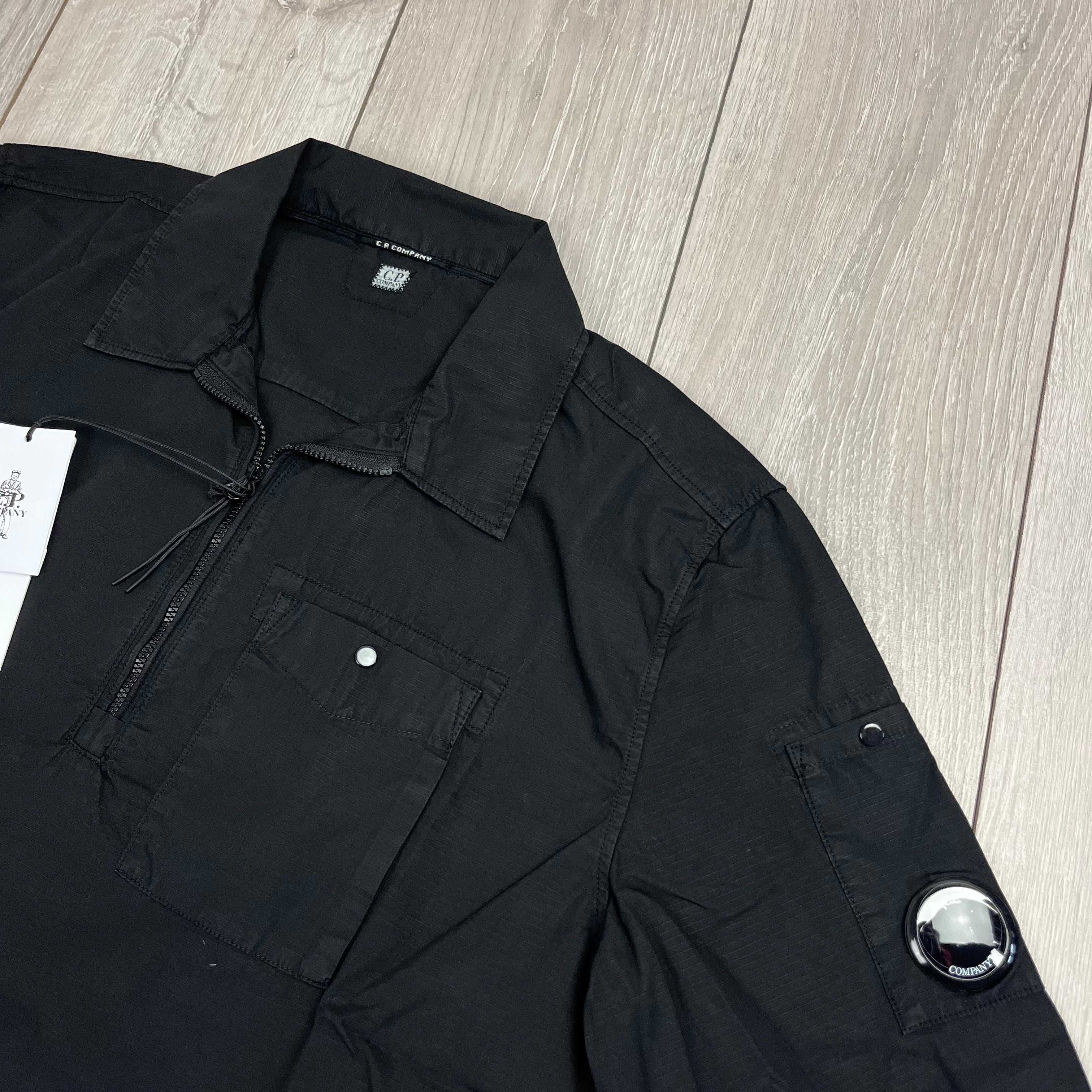 CP Company Zip Smock - Black