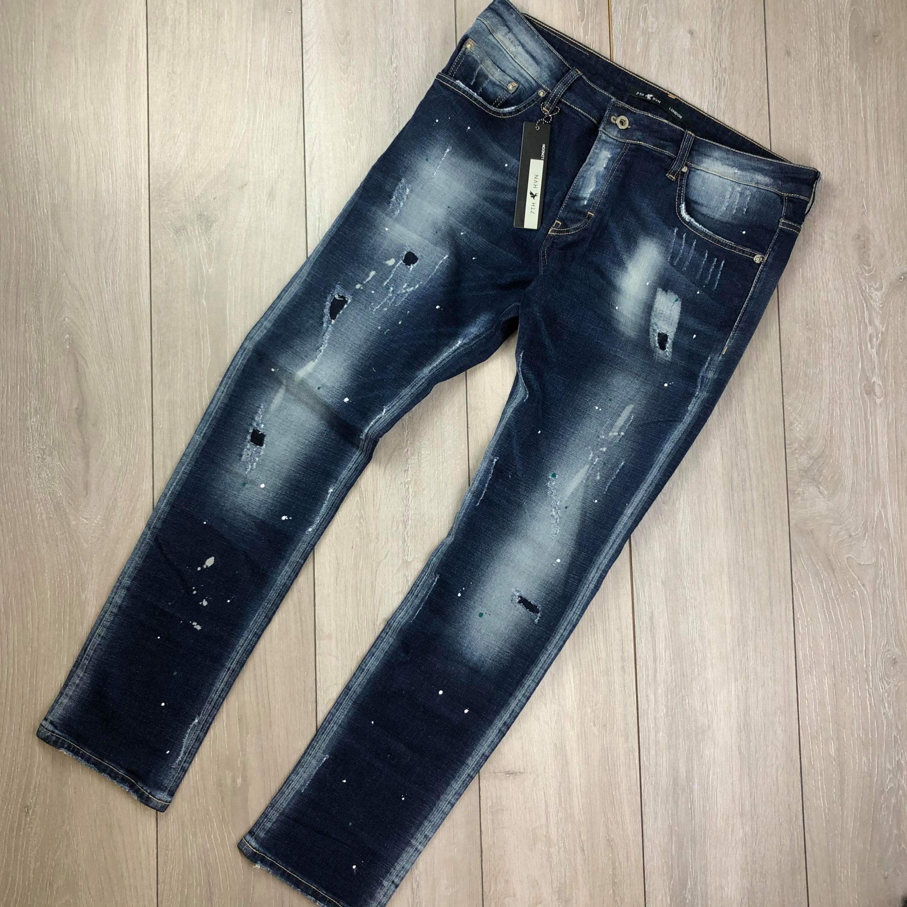 7TH HVN Slim Jeans - Blue