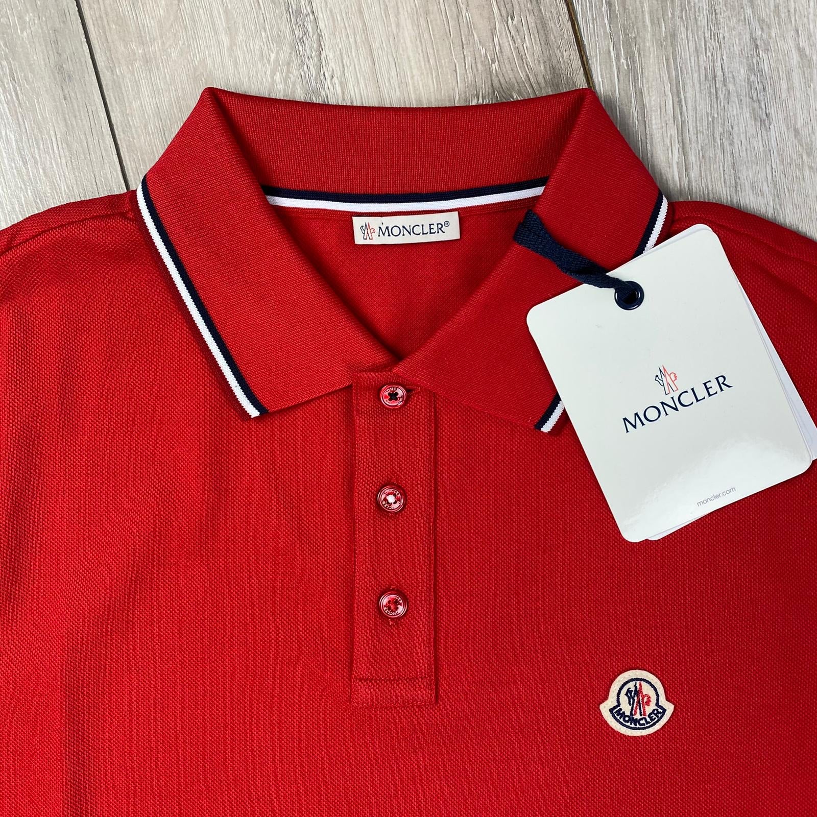 Moncler Polo Shirt - Red