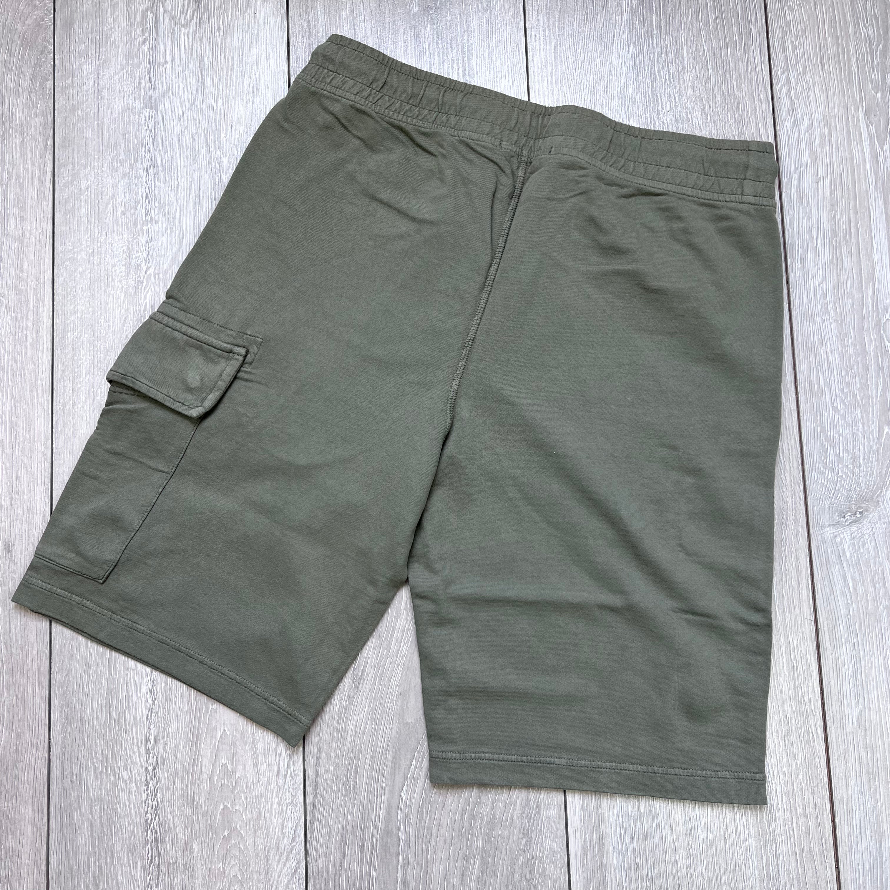 CP Company Jersey Shorts - Thyme