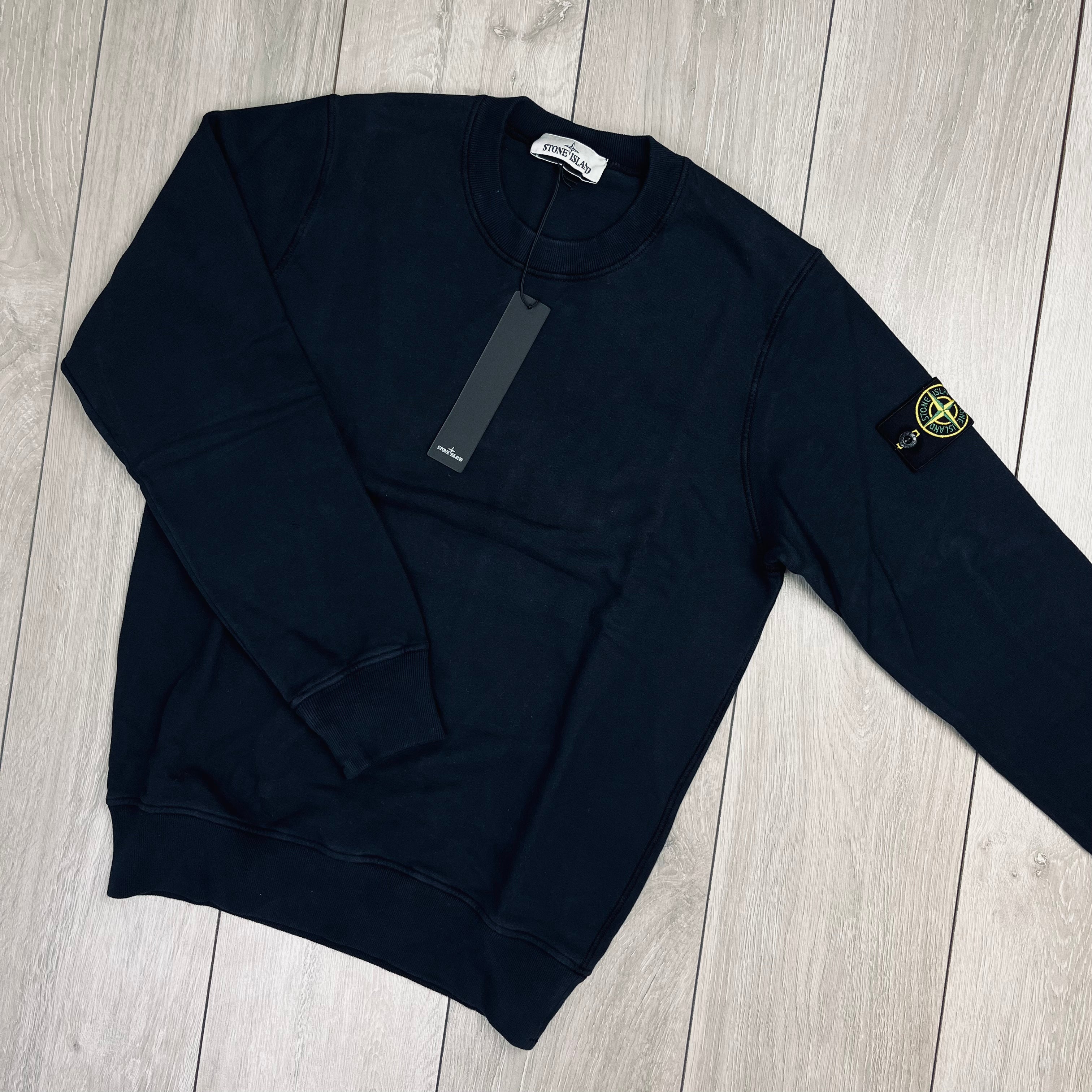 Stone Island Dyed Sweatshirt - Navy