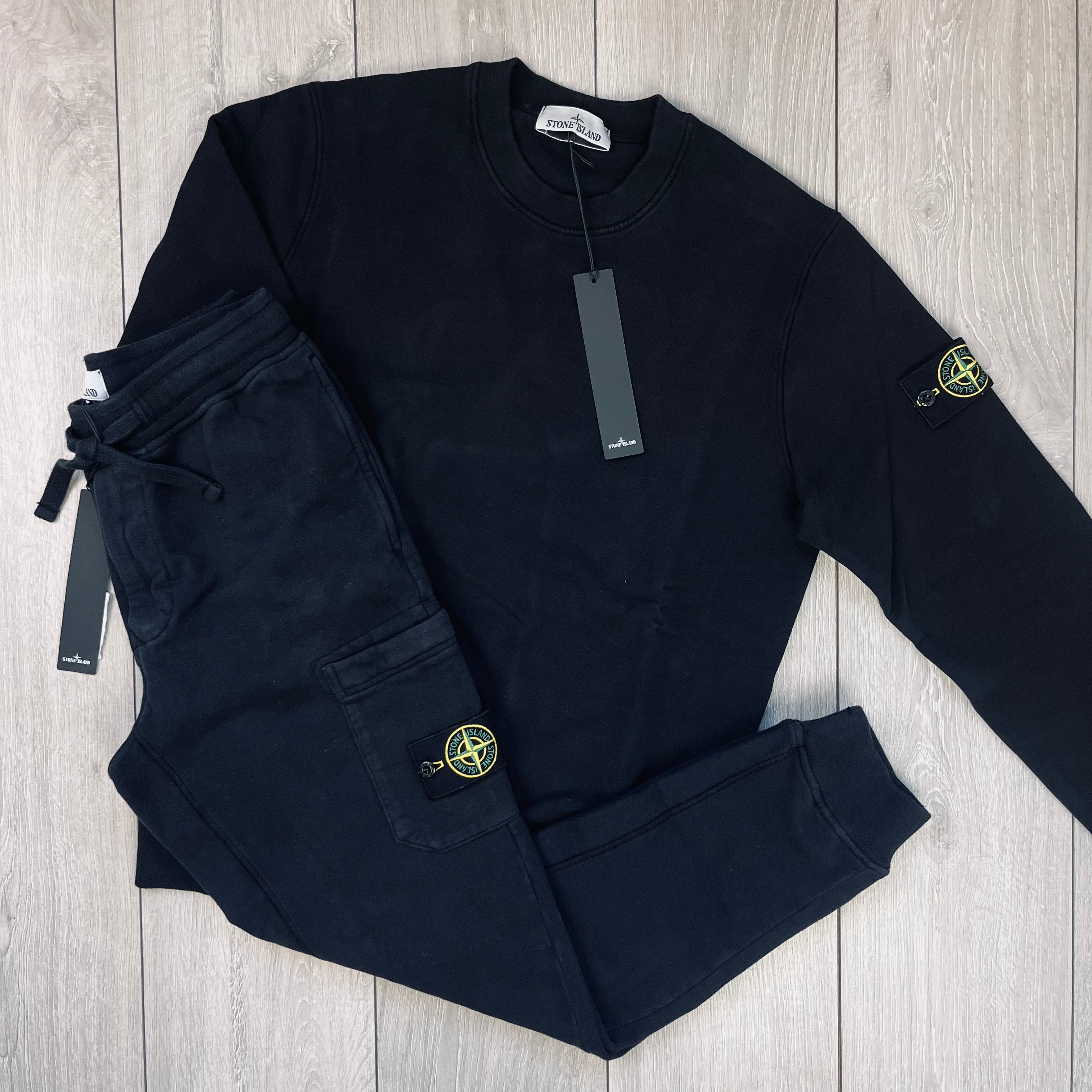 Stone Island Tracksuit - Black