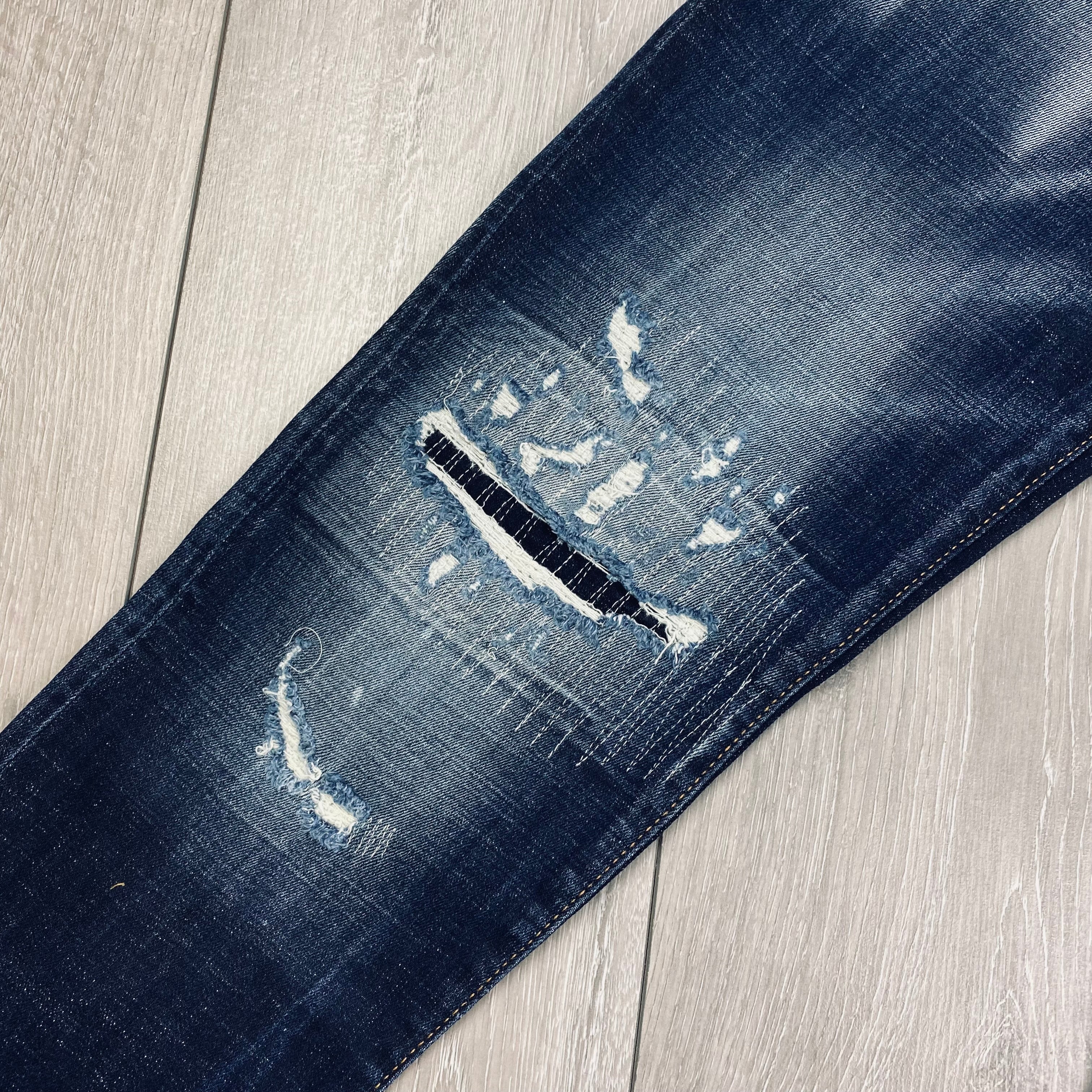 Men's Distressed Slim Jeans