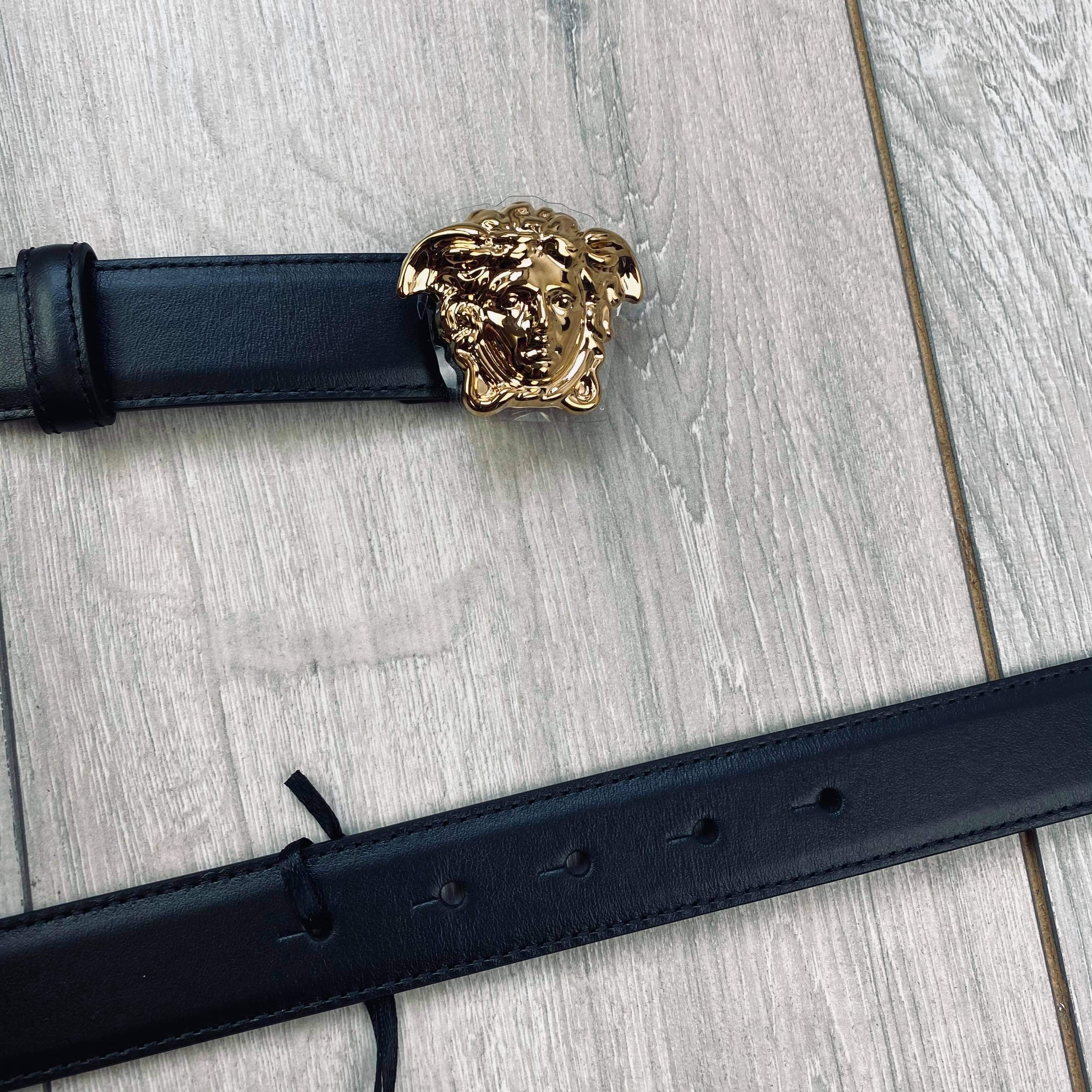 Versace Medusa Belt - Black