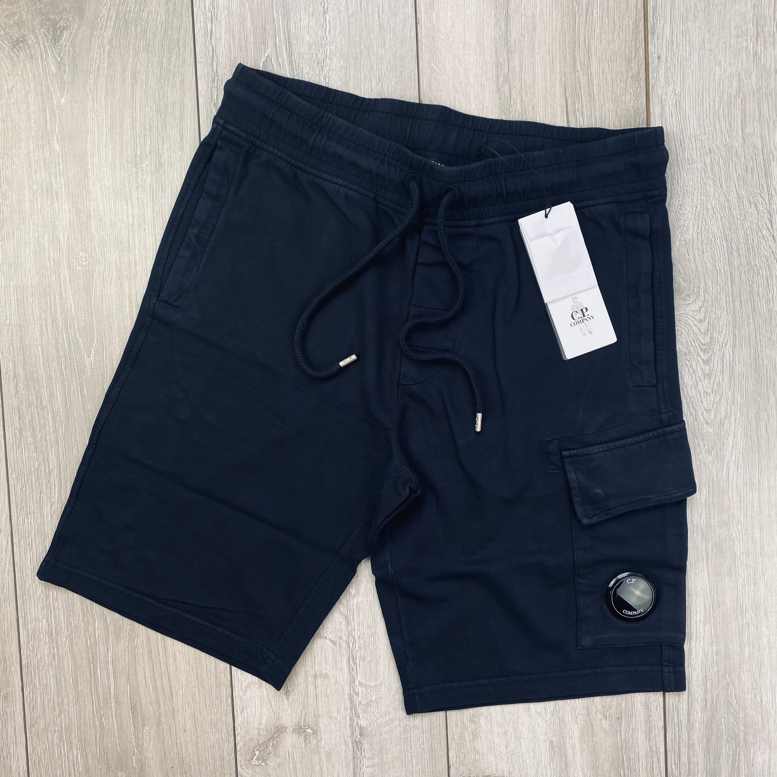 CP Company Jersey Shorts - Navy