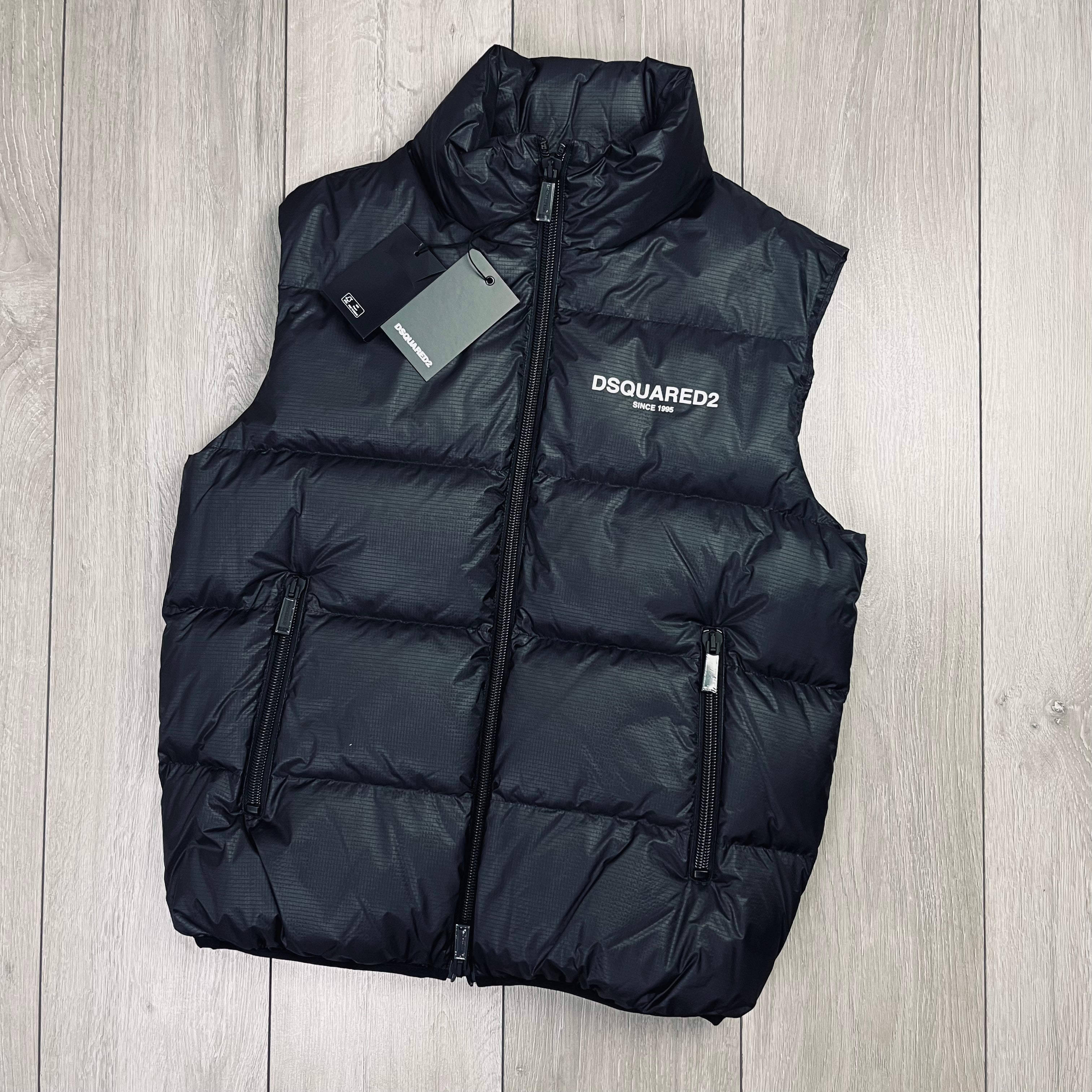 DSQUARED2 Puffer Gilet - Black