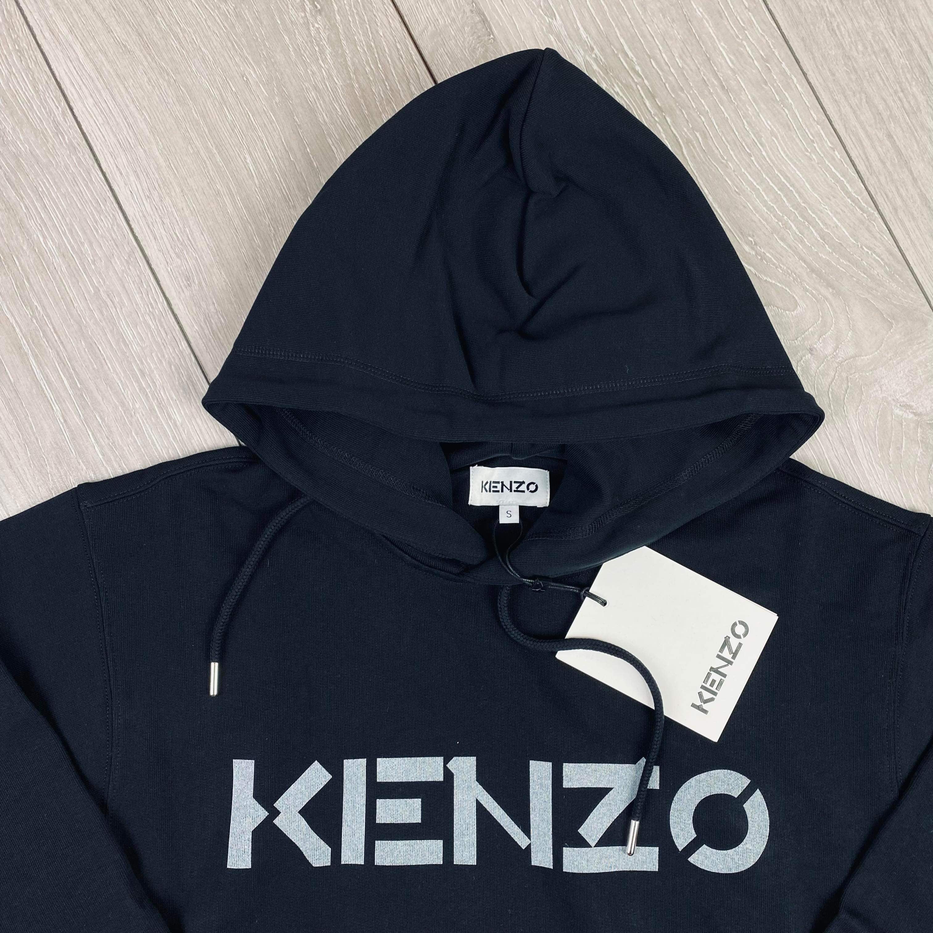 Kenzo Printed Hoodie - Black