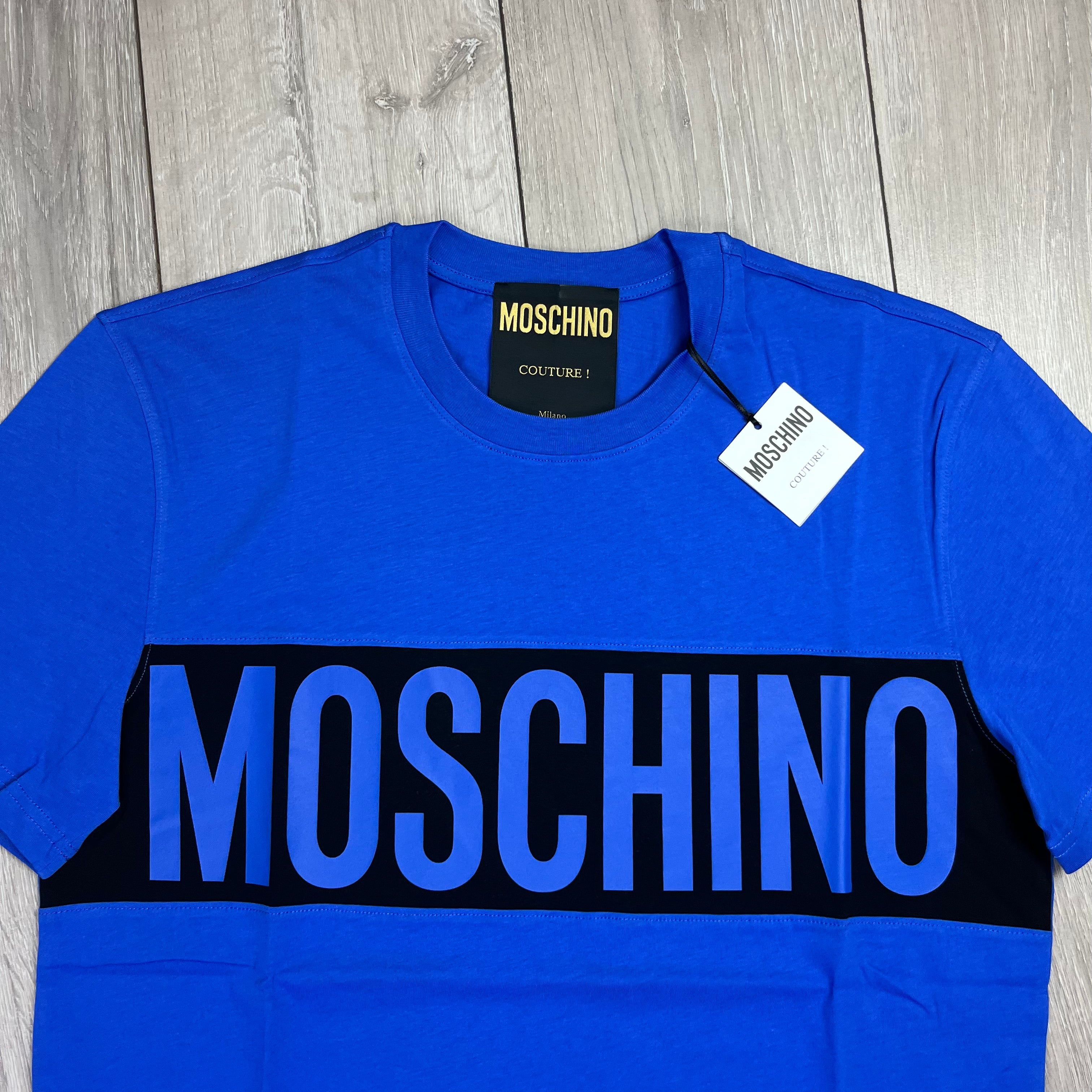 Moschino Printed T-Shirt - Blue