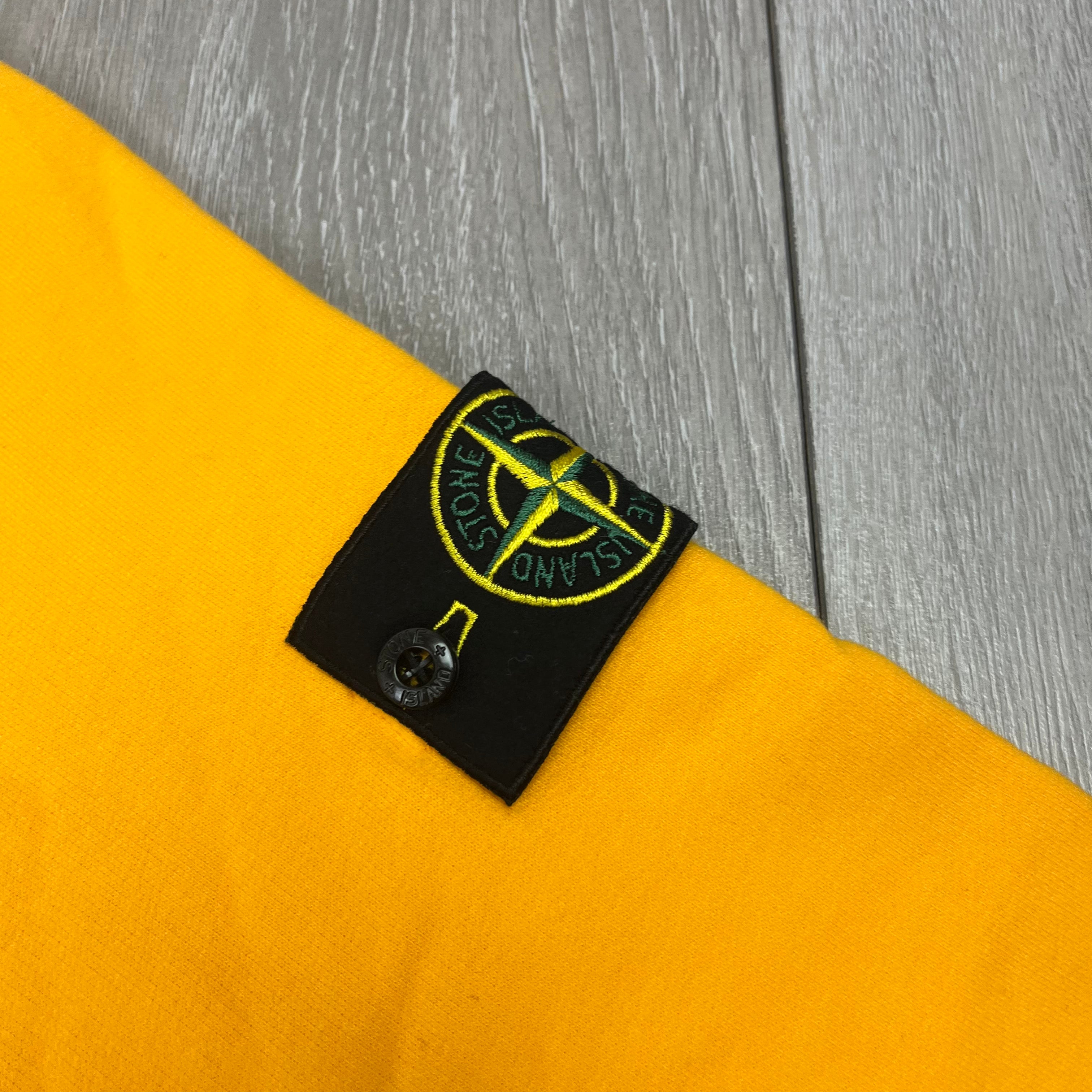 Stone Island Dyed Sweatshirt - Yellow