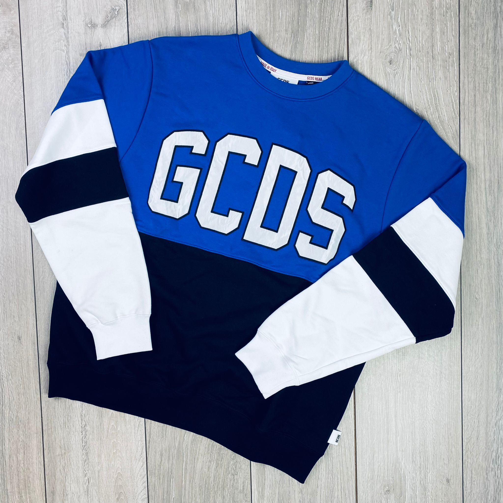 GCDS Spellout Sweatshirt - Blue