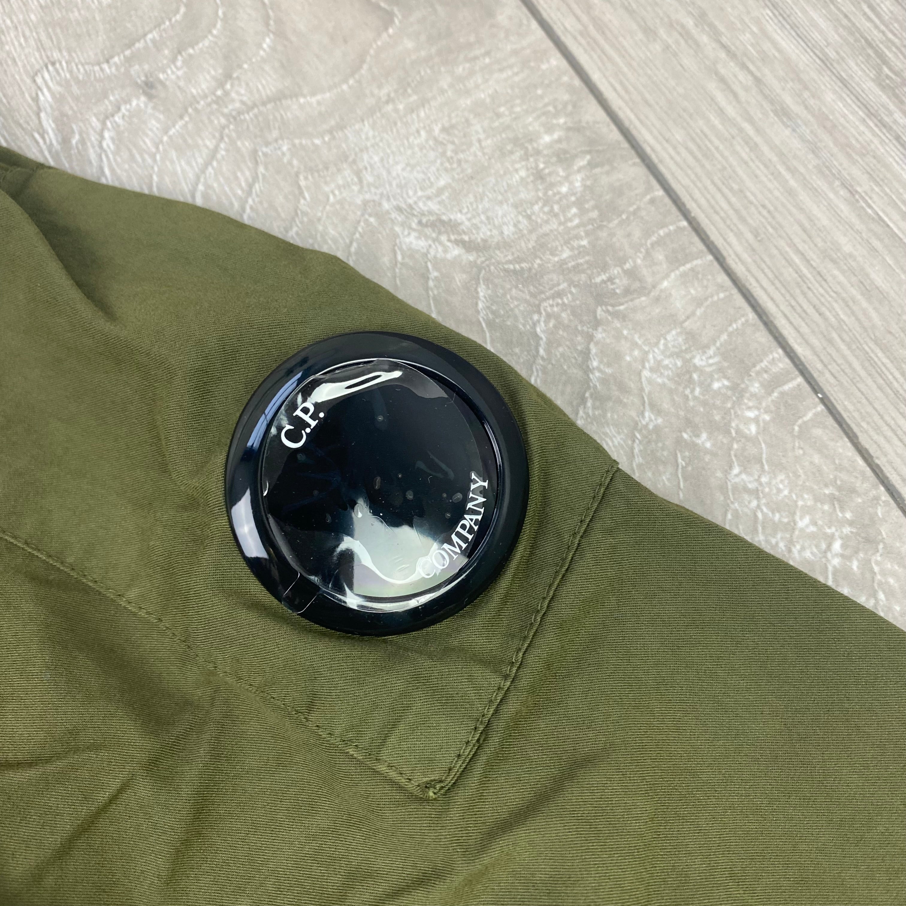 CP Company Button Overshirt - Ivy Green