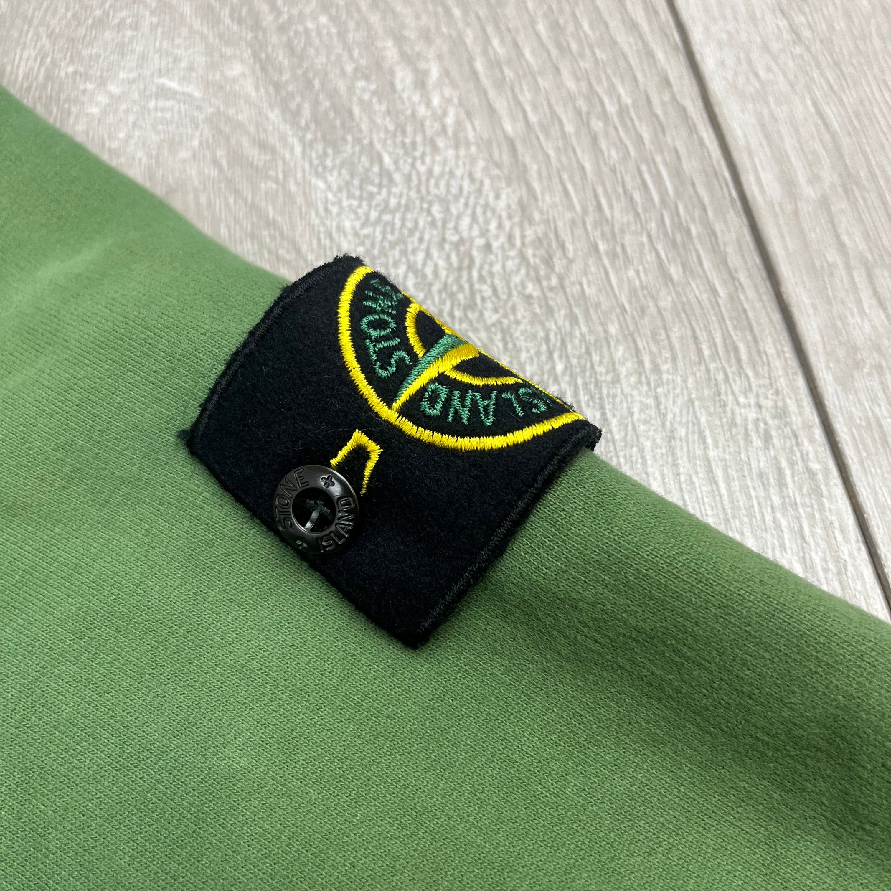 Stone Island Dyed Hoodie - Olive