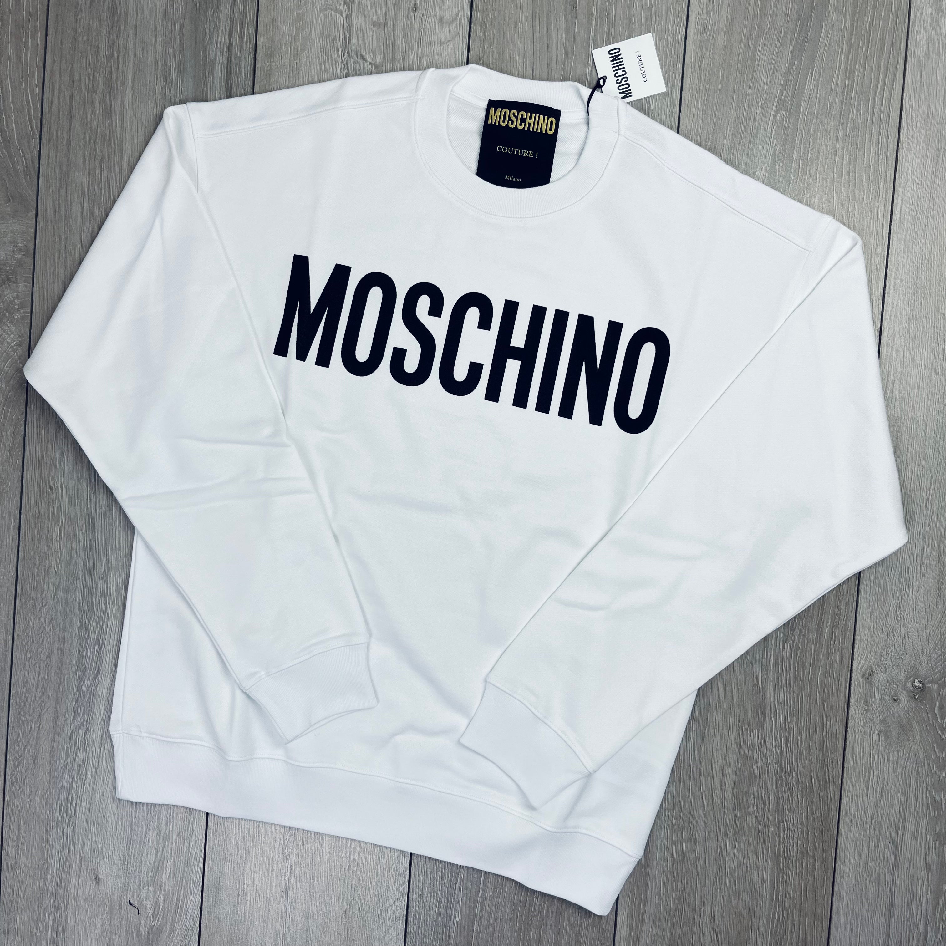 Moschino Printed Sweatshirt - White